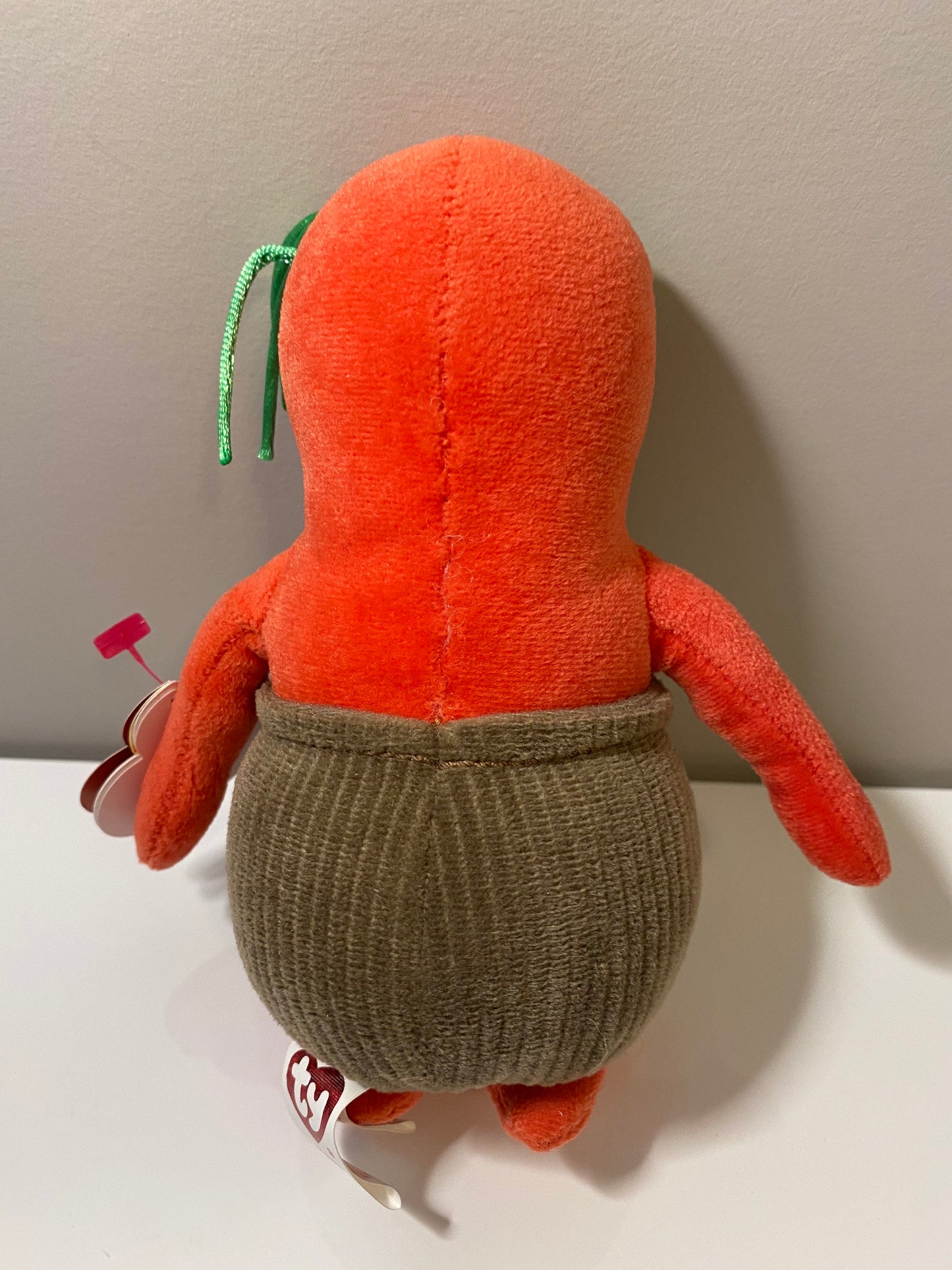 Ty Beanie Baby “Ruddle” the Red Boblin - From Children’s TV Show The Boblins (6 inch)