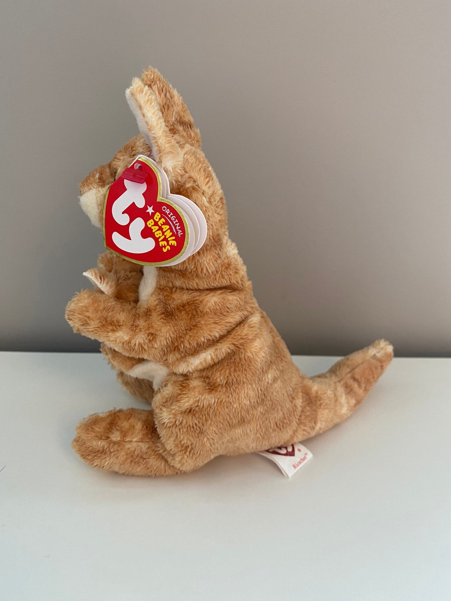 Ty Beanie Baby “Ricochet” the Kangaroo ! (7 inch)