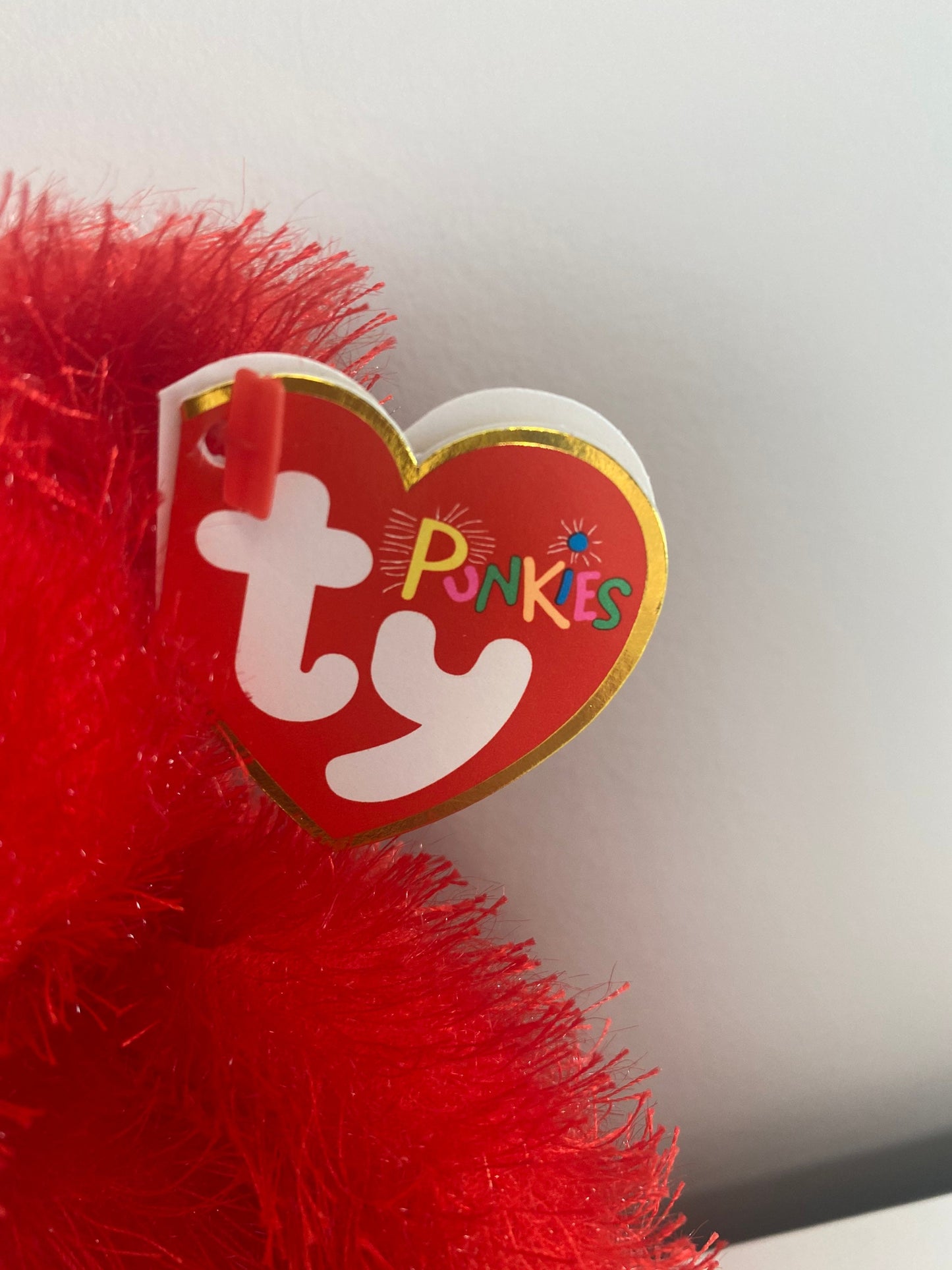 Ty Punkies Collection “Lil’ Siren” the Red Bear (7.5 inch)