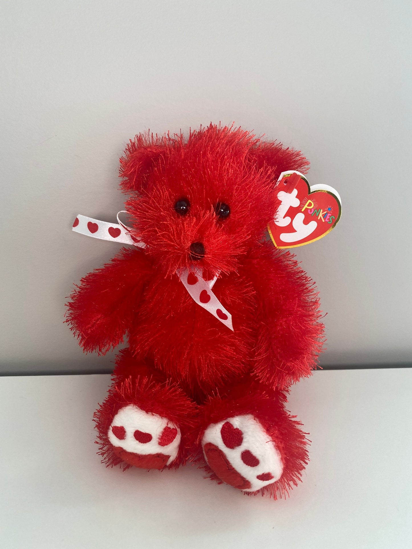 Ty Punkies Collection “Lil’ Siren” the Red Bear (7.5 inch)