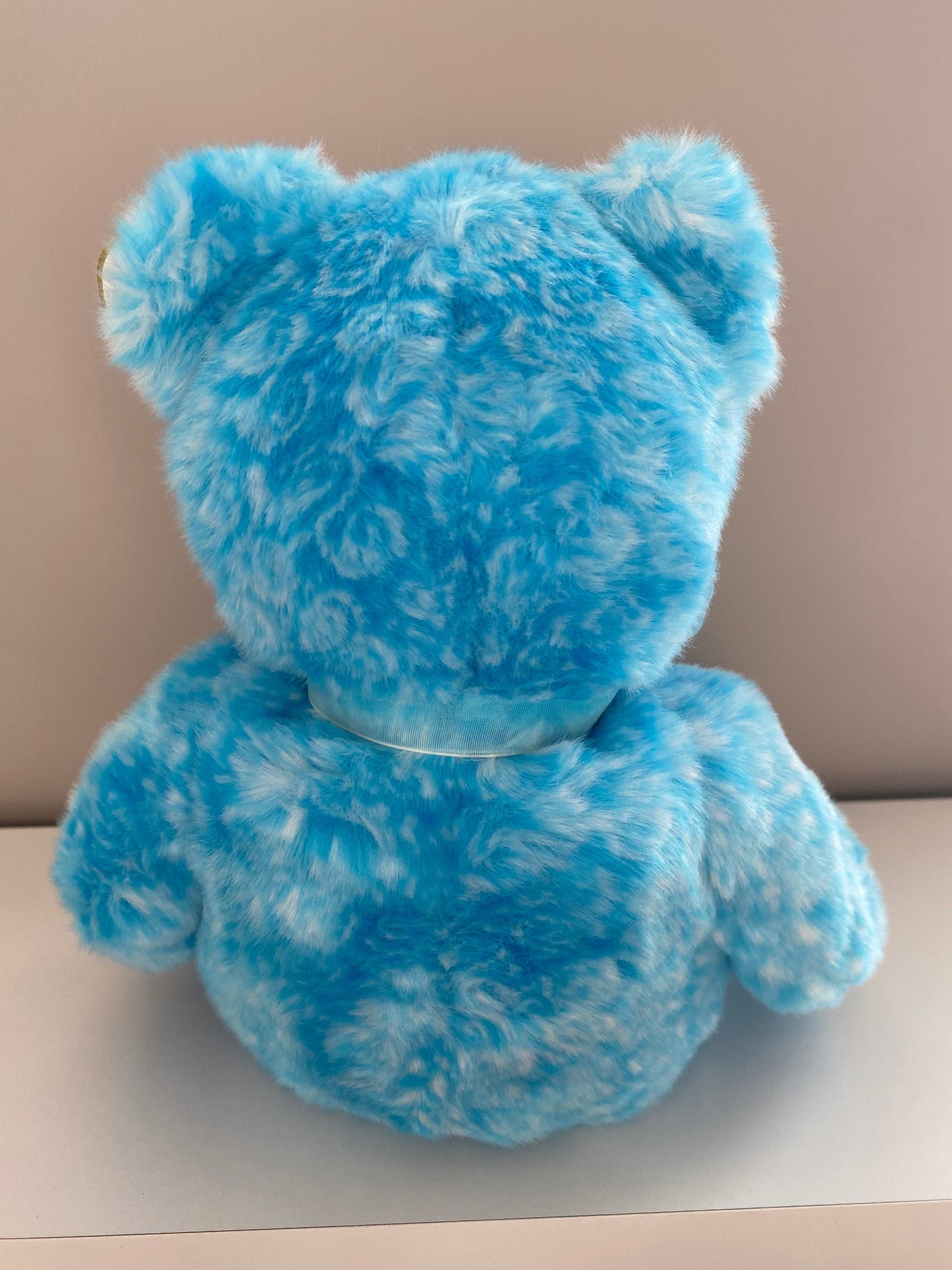 Ty Beanie Buddy “Classy” the Blue Bear - People’s Beanie (14 inch)