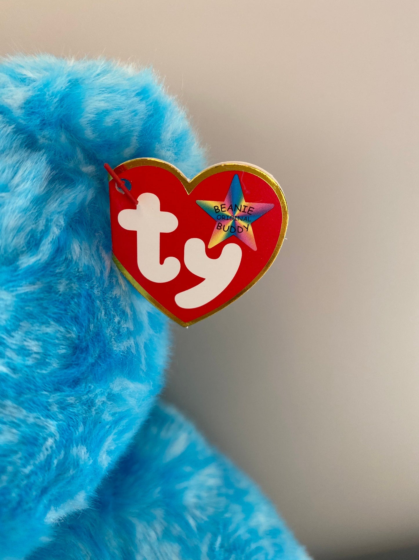 Ty Beanie Buddy “Classy” the Blue Bear - People’s Beanie (14 inch)