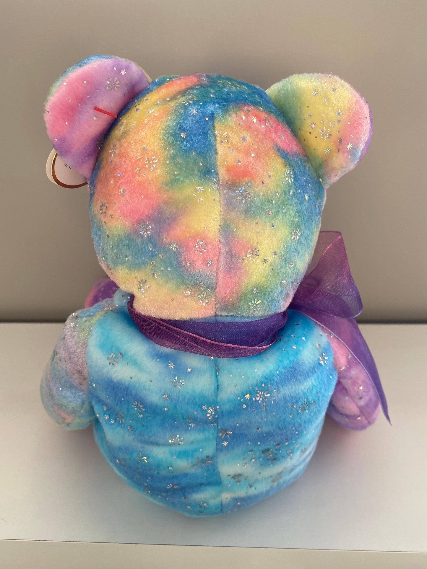 Ty Beanie Buddy “Clubby VI” the Rainbow Bear (14 inch)