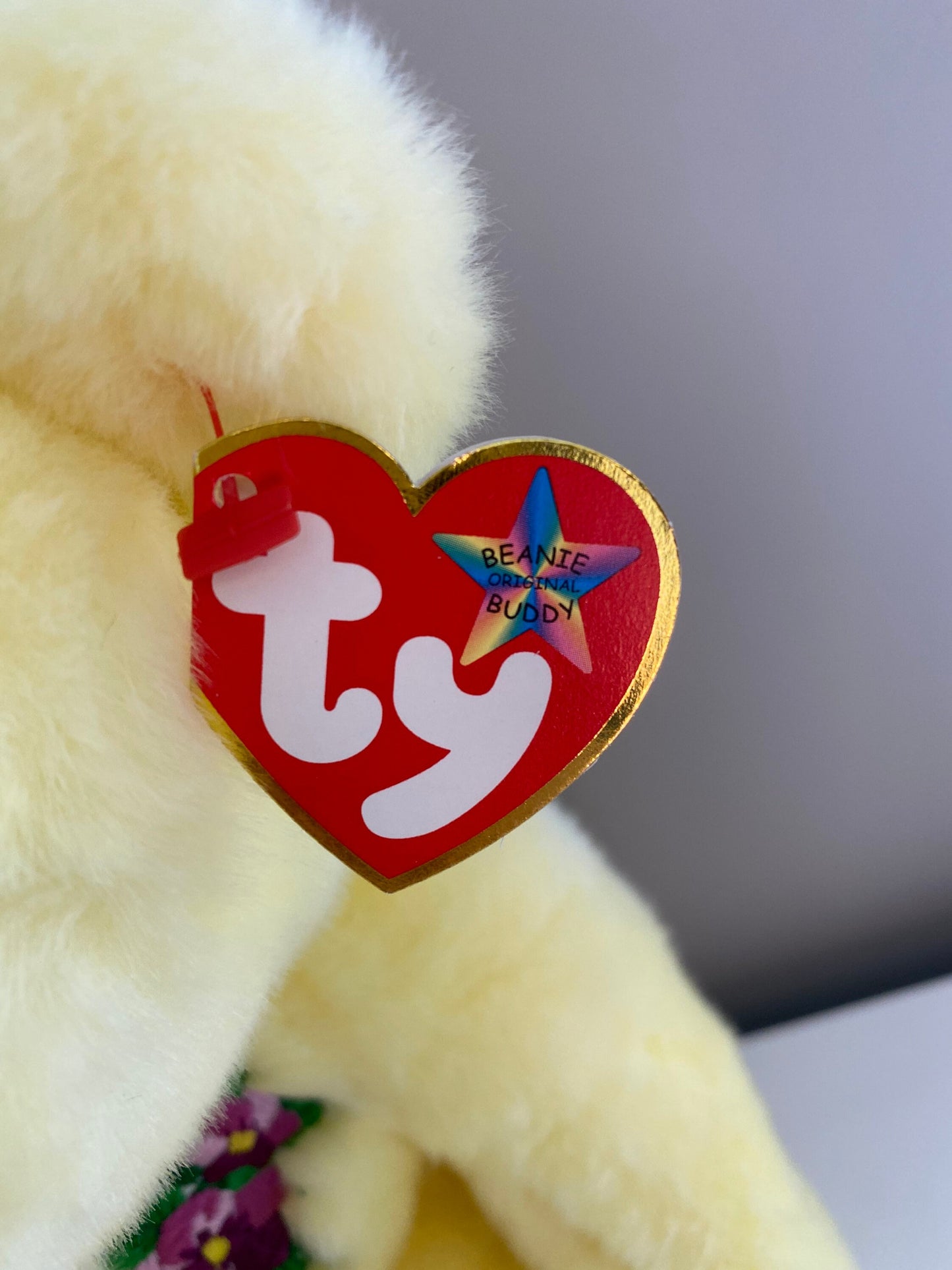 Ty Beanie Buddy “Mother” the Yellow Bear (13.5 inch)