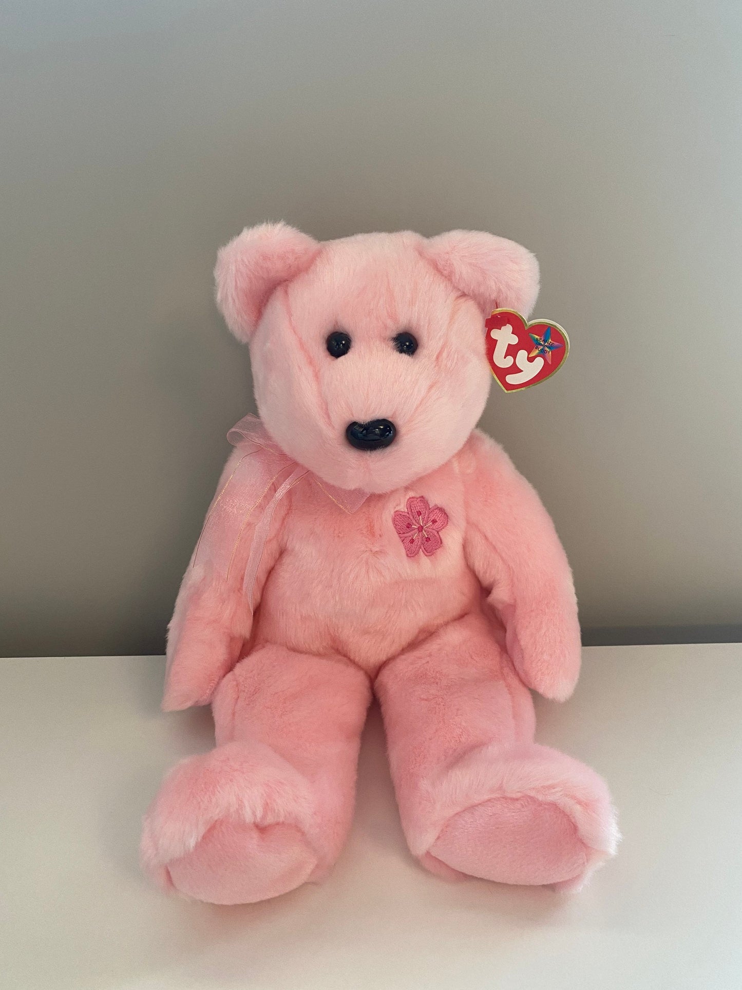 Ty Beanie Buddy “Sakura” the Pink Bear - Japan Exclusive *Rare* (13.5 inch)