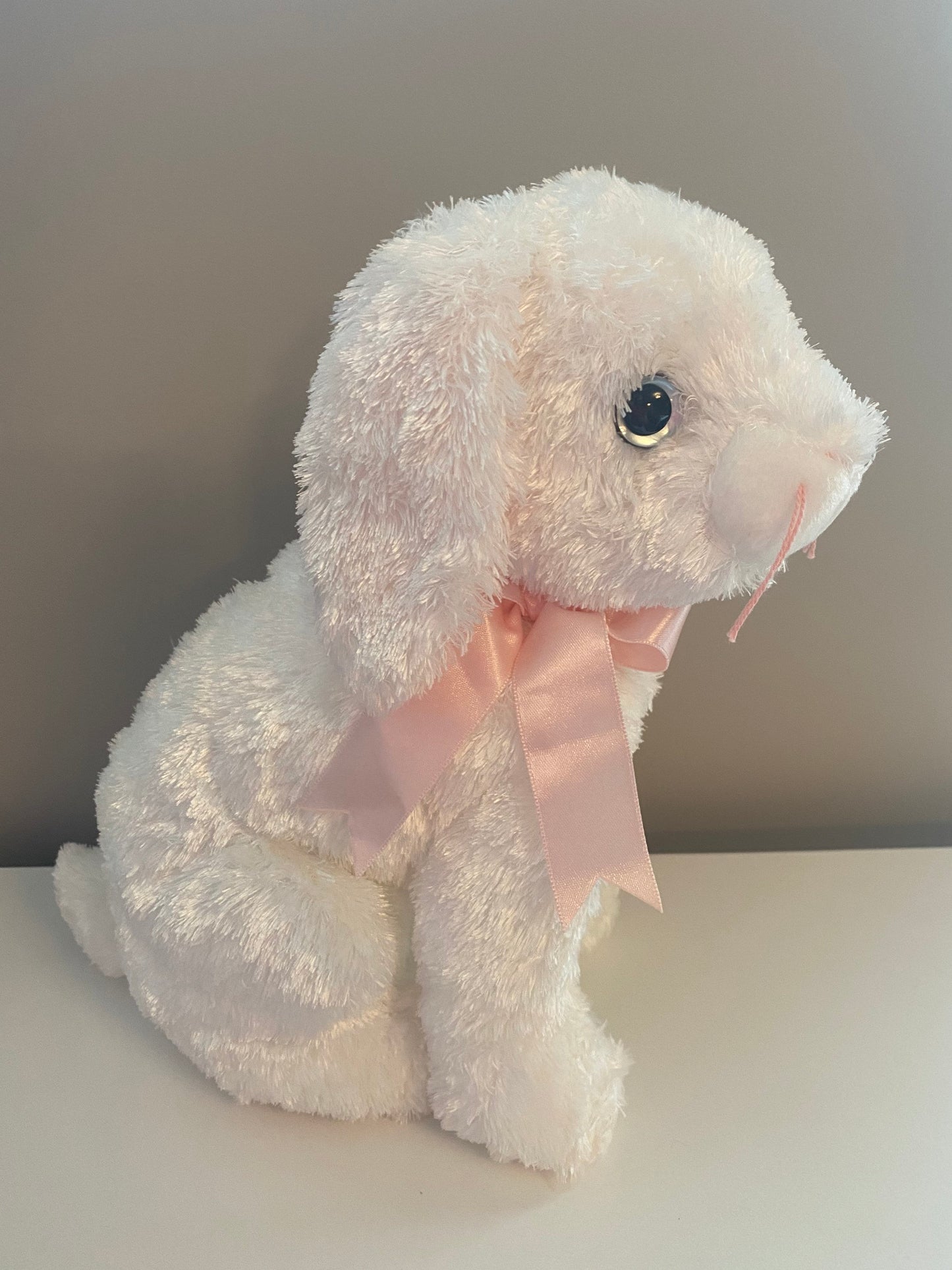 Ty Beanie Buddy “Spring” the White Bunny Rabbit (10 inch)