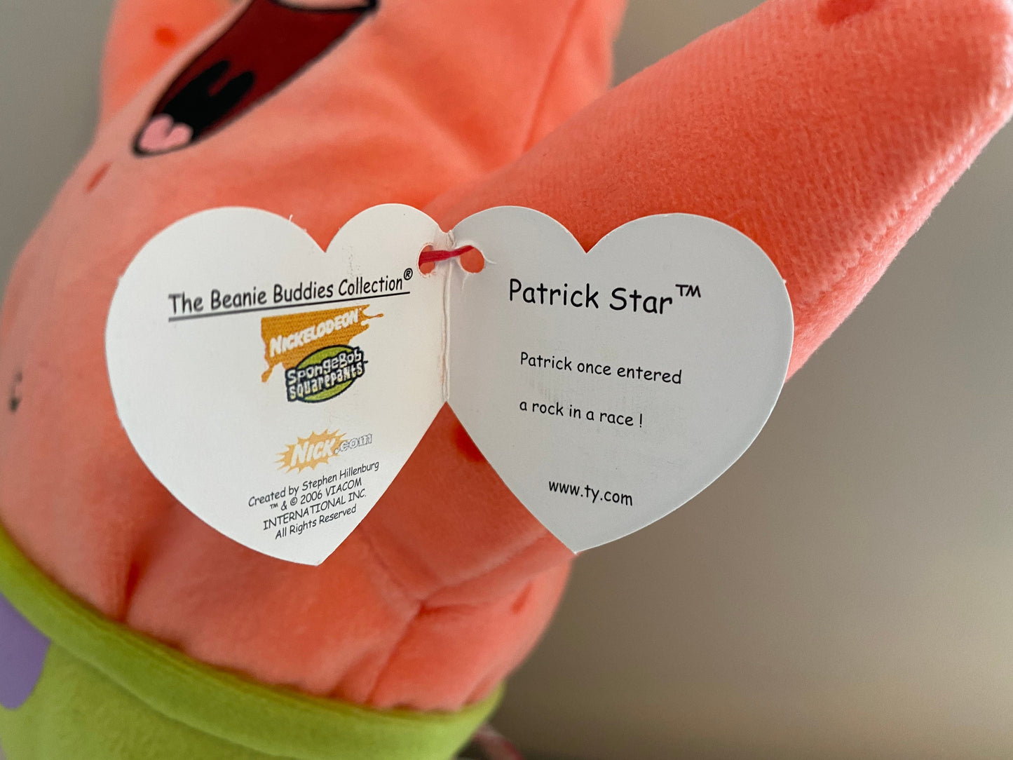 Ty Beanie Buddy “Patrick Star” the Spongebob SquarePants Movie Character (11 inch)