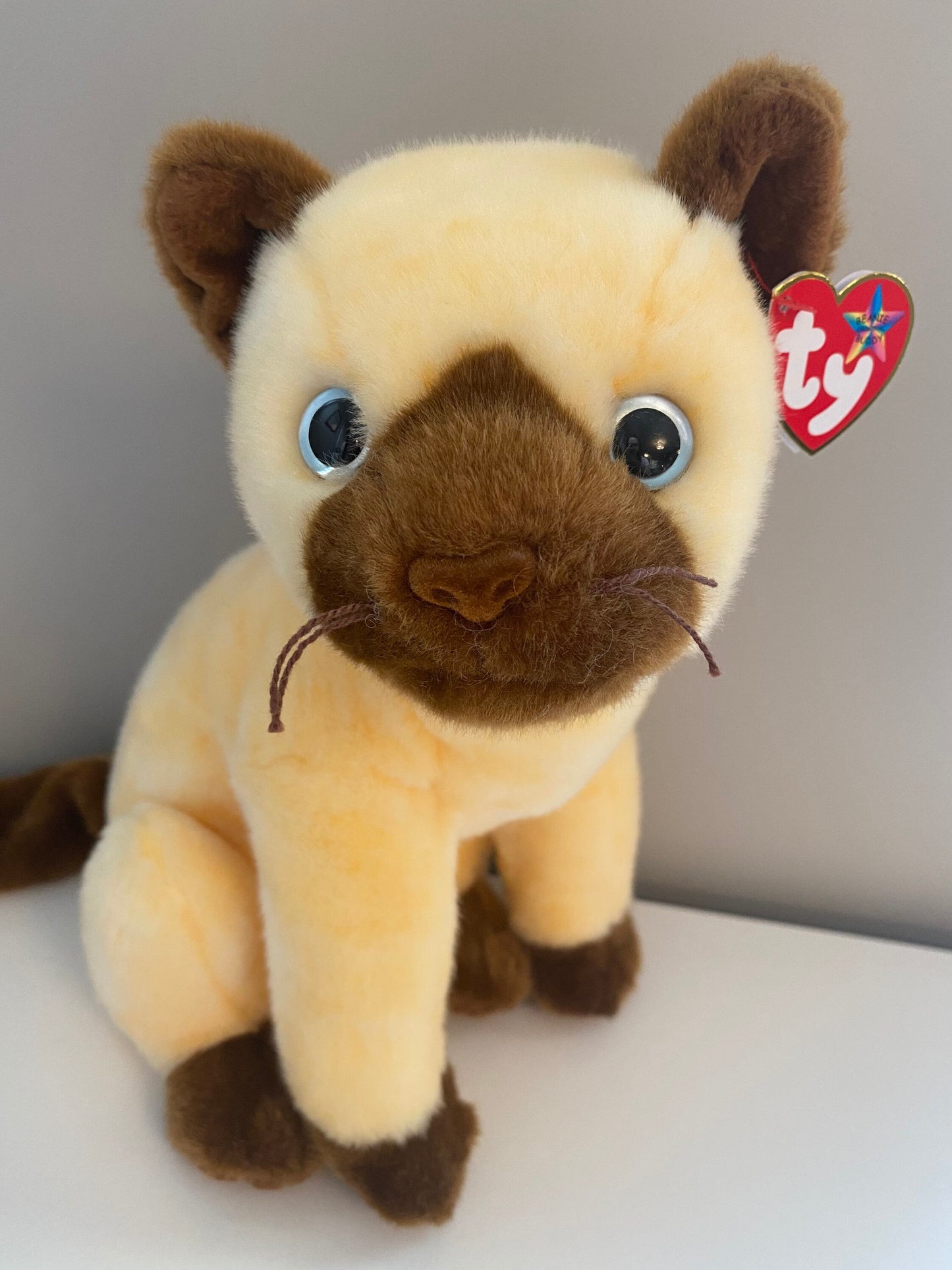 Ty Beanie Buddy “Siam” the Siamese Cat (12 inch)