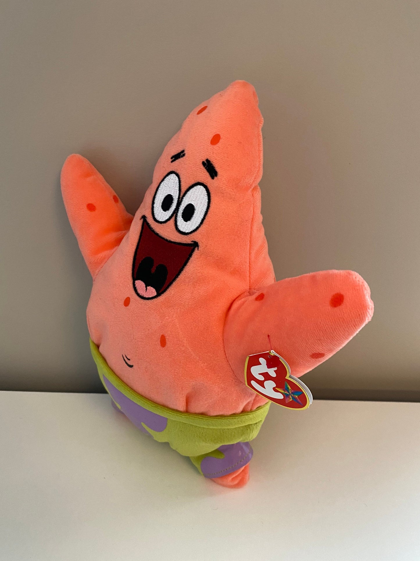 Ty Beanie Buddy “Patrick Star” the Spongebob SquarePants Movie Character (11 inch)