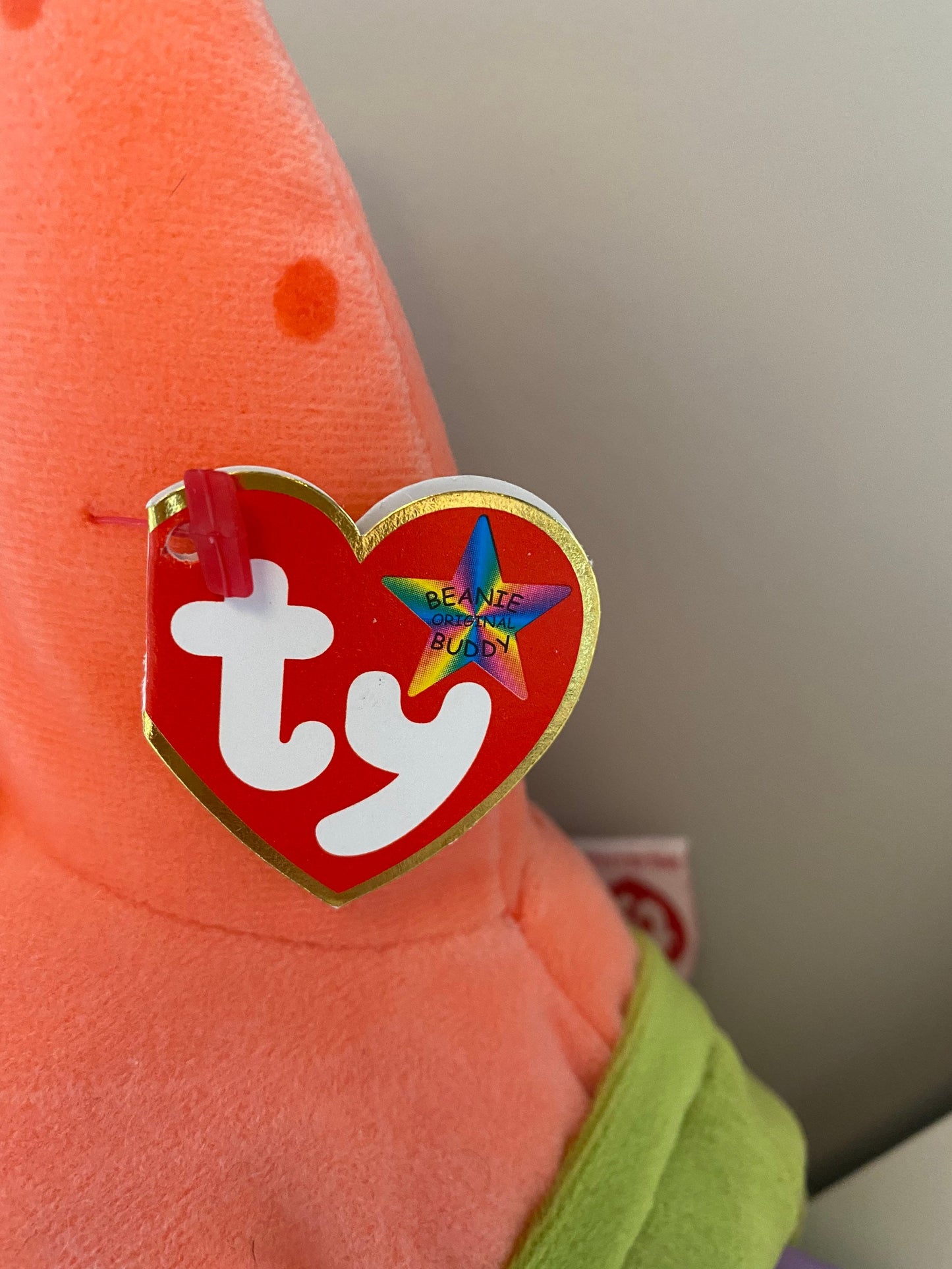 Ty Beanie Buddy “Patrick Star” the Spongebob SquarePants Movie Character (11 inch)