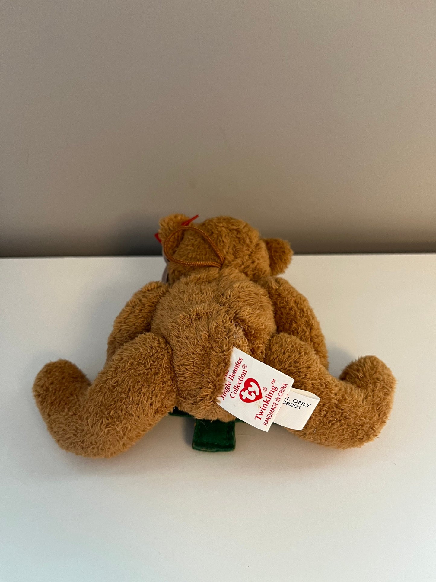 Ty Jingle Beanie “Twinkling” the Christmas Tree Ornament Bear (4.5 inch)