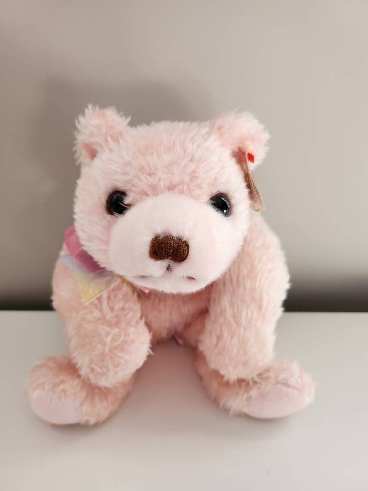Ty Classics Collection “Sugarplum” the Adorable Pink Bear - Non Mint Tag (13 inch)