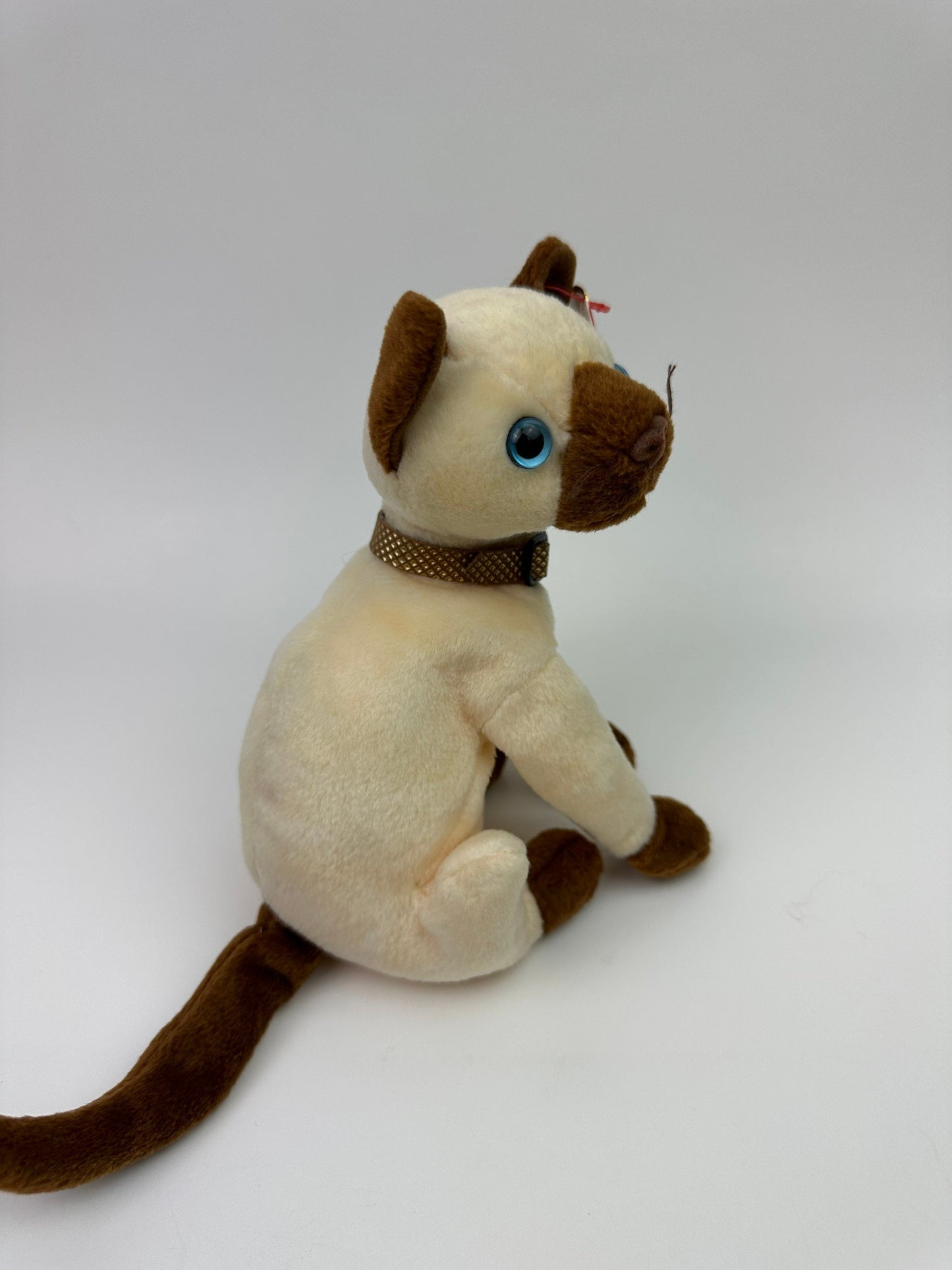 Ty Beanie Baby “Siam” the Siamese Cat (7 inch)