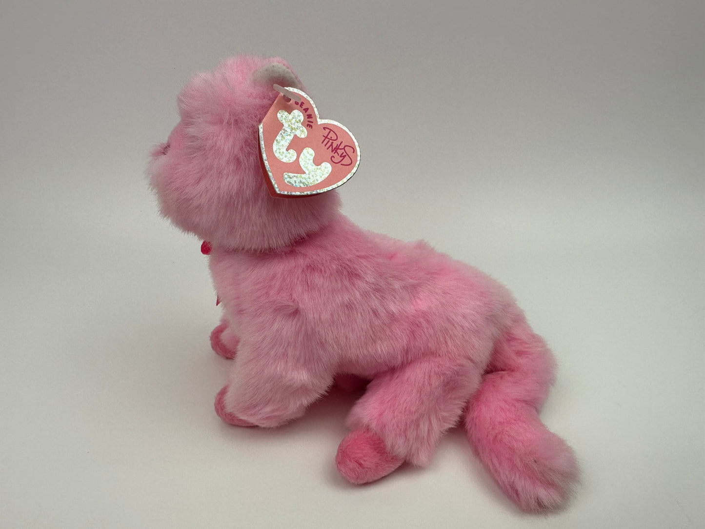 Ty Beanie Baby “Taffeta” the Pink Cat - Pinkys Collection (7 inch)