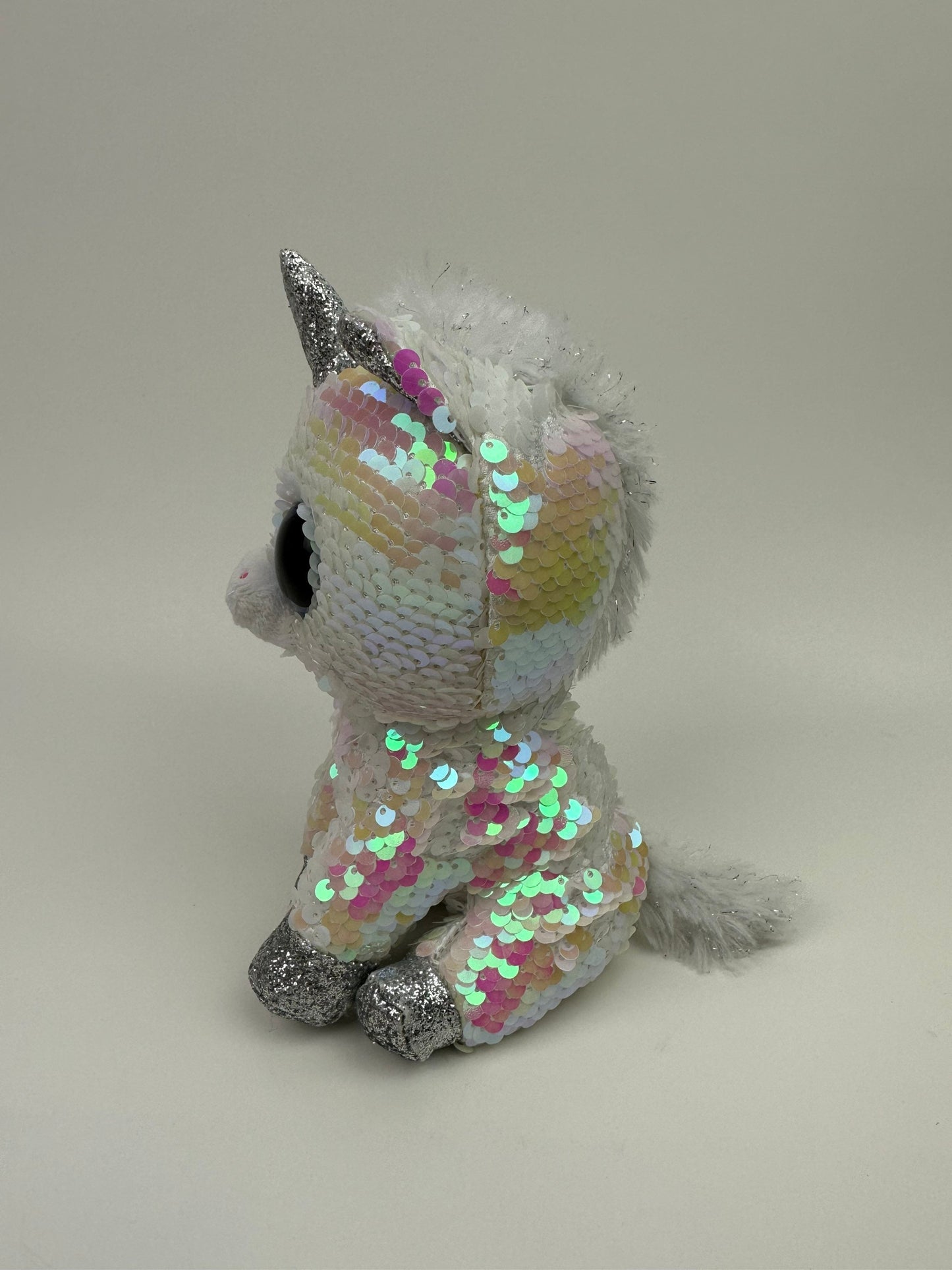 Ty Flippables “Diamond” the Sequin Unicorn - No Hang Tag (6 inch)
