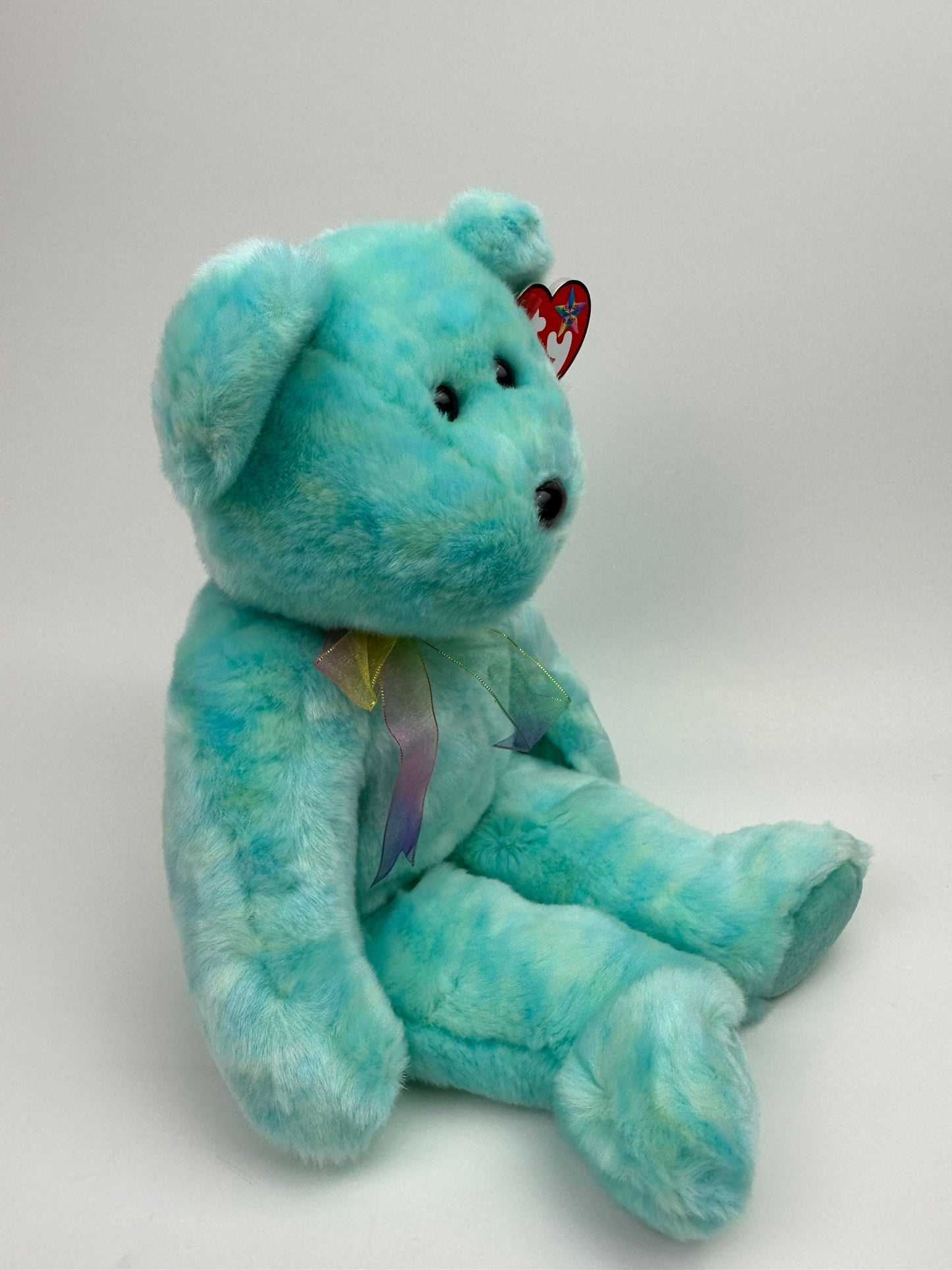 Ty Beanie Buddy “Ariel” the Teal Bear (13.5 inch)