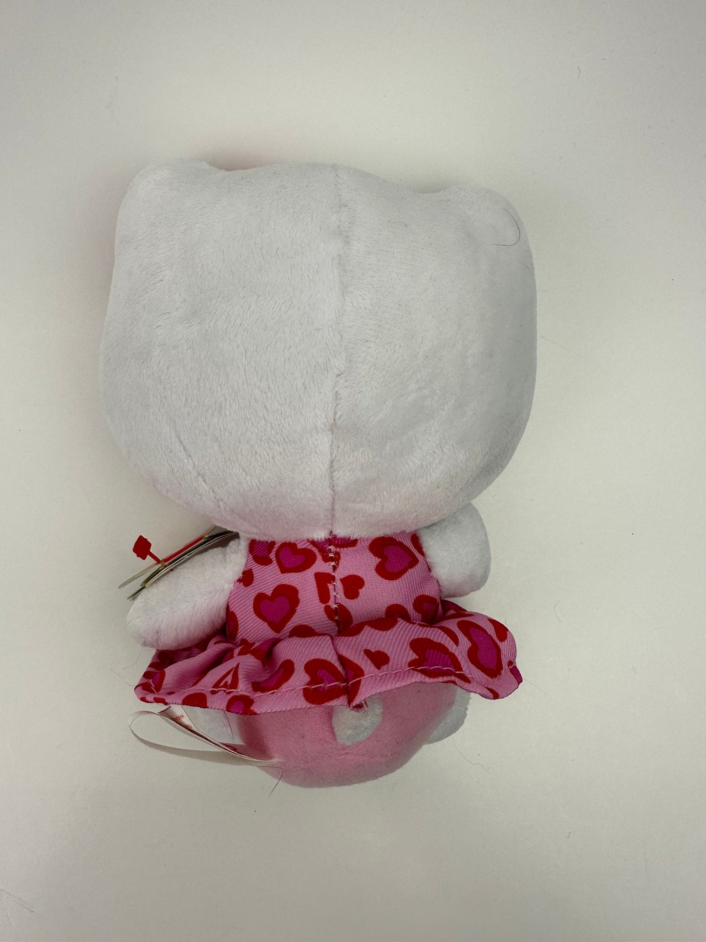 Ty Beanie Baby Vintage “Hello Kitty” the Hello Kitty Plush in Pink Dress with Hearts (5.5 inch)