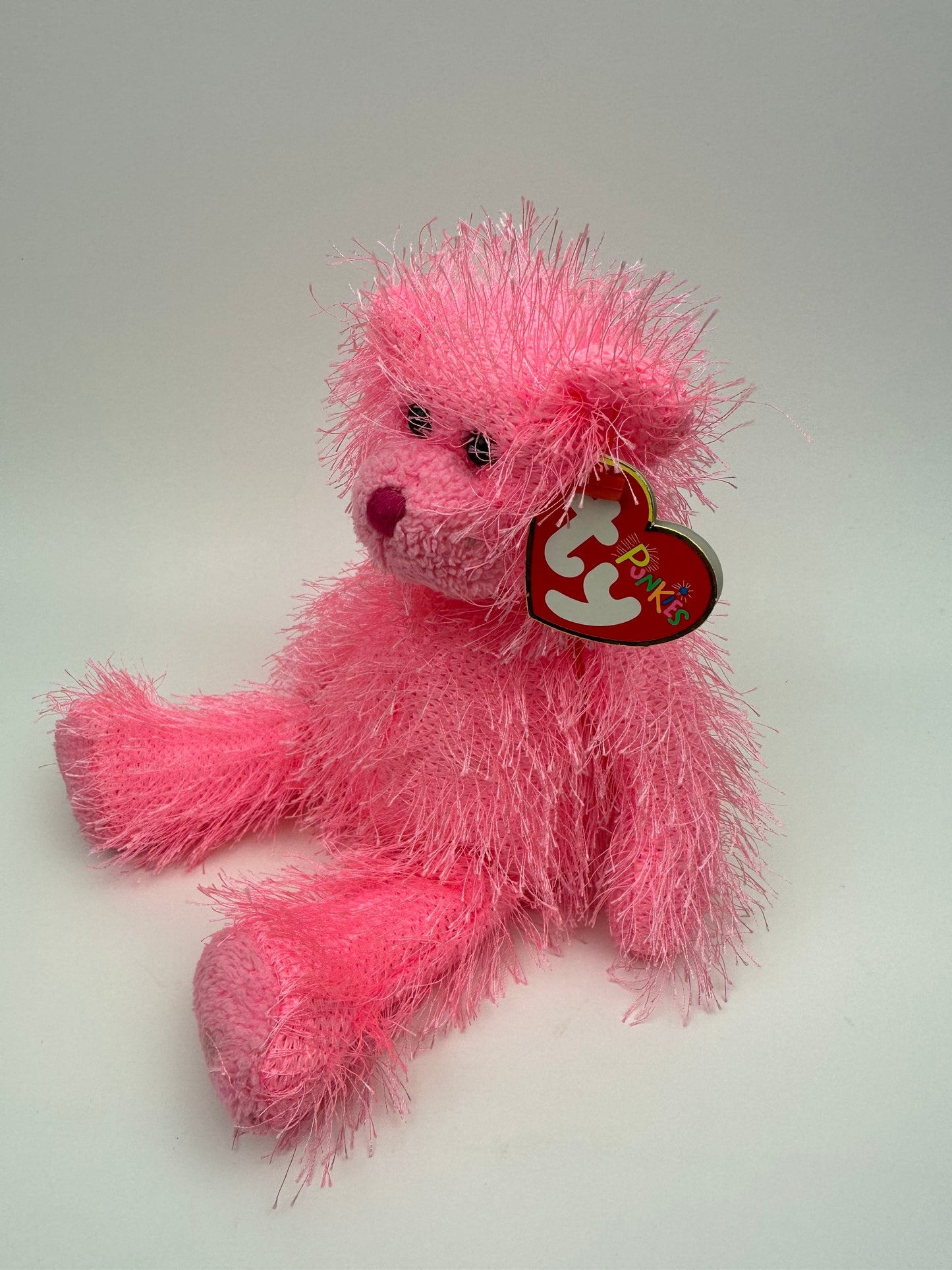 Ty Punkies Collection “Static” the Pink Bear (7 inch)