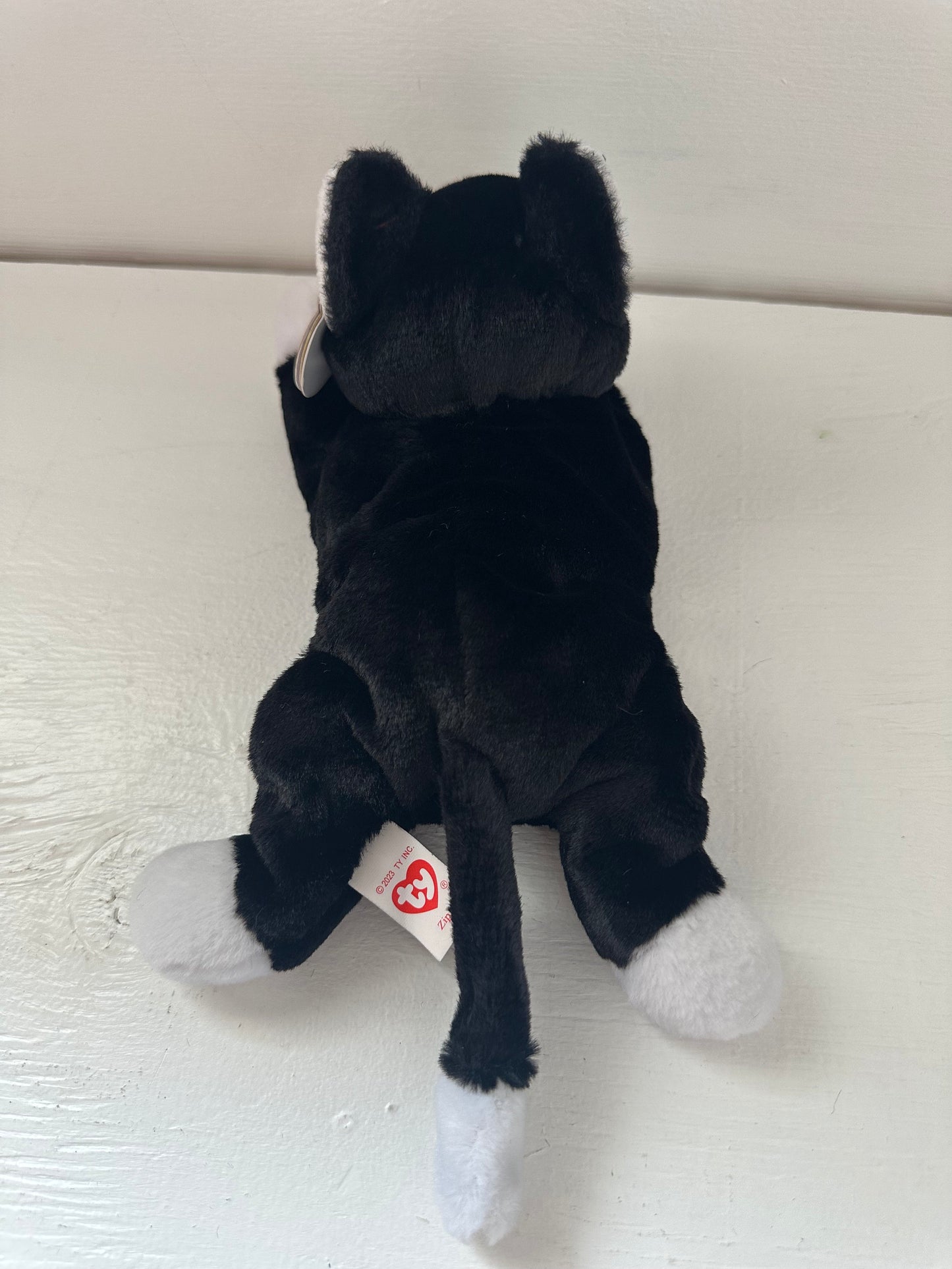 Ty Beanie Baby Zip II the Black Cat - Limited Production Rare! 30th Anniversary Beanie Baby Series! (6 inch)
