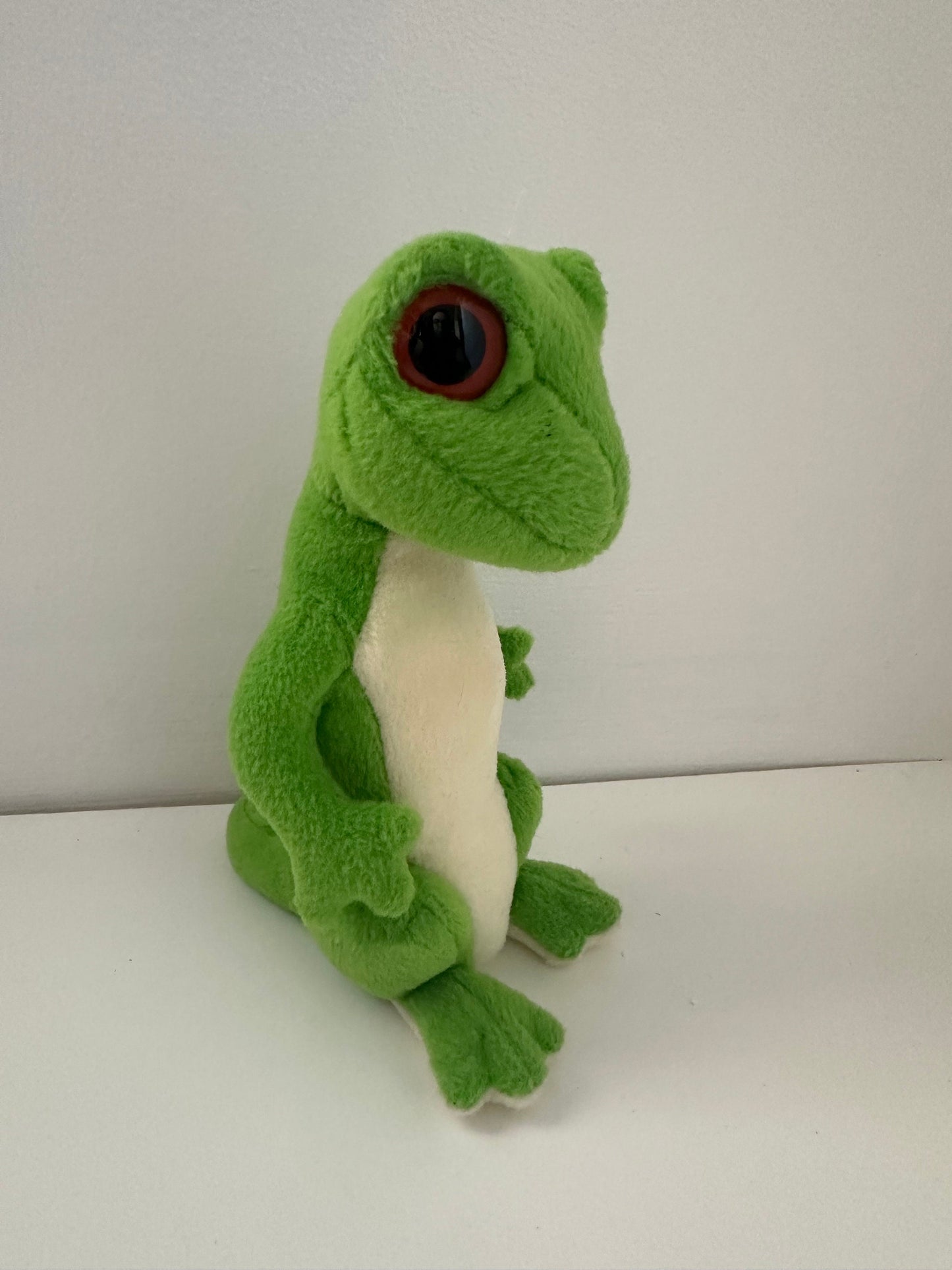 Ty Beanie Baby “Gus” the Gecko - Red Eyed Version, No Hang Tag! *Rare* (7 inch)