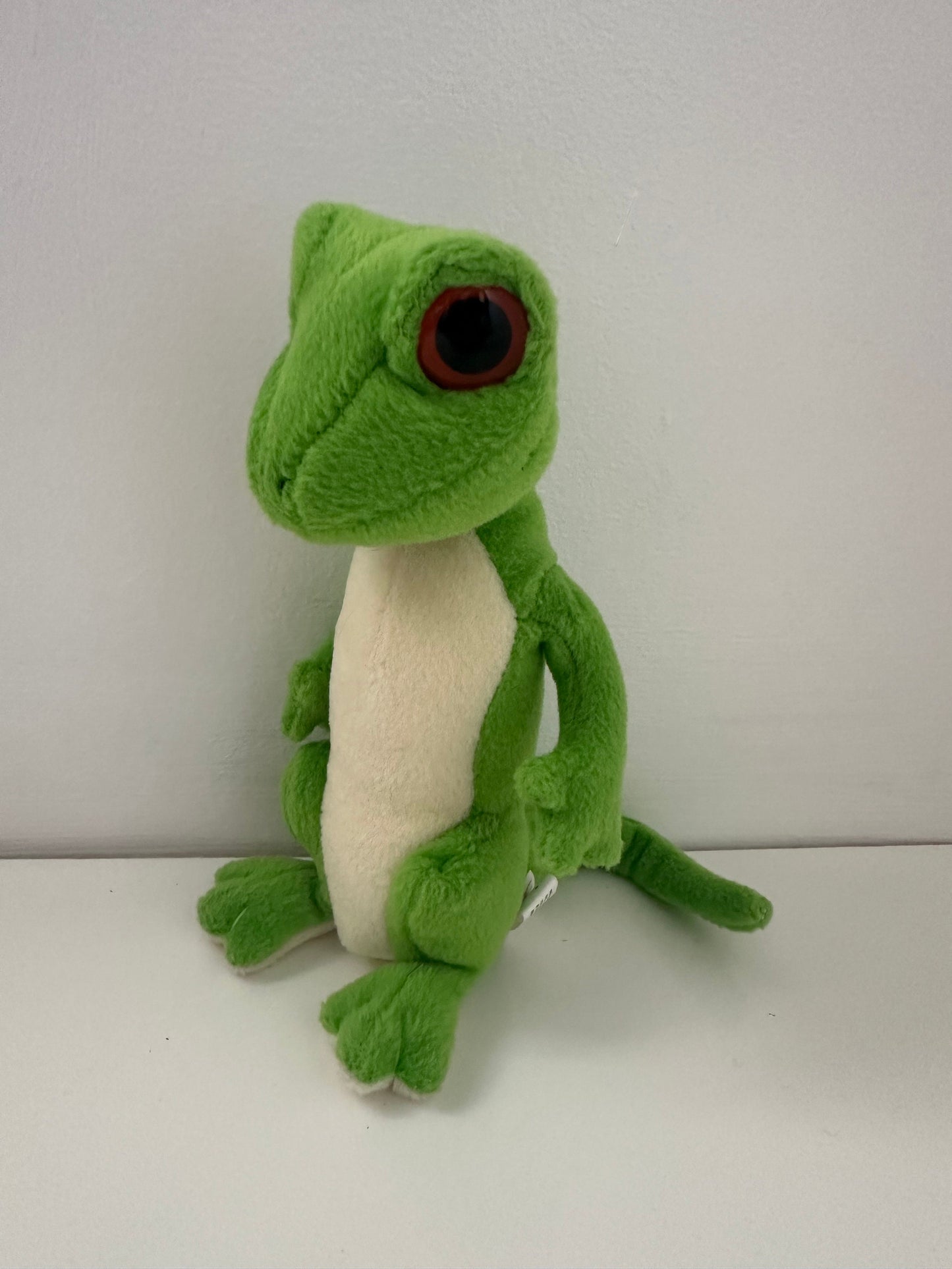 Ty Beanie Baby “Gus” the Gecko - Red Eyed Version, No Hang Tag! *Rare* (7 inch)