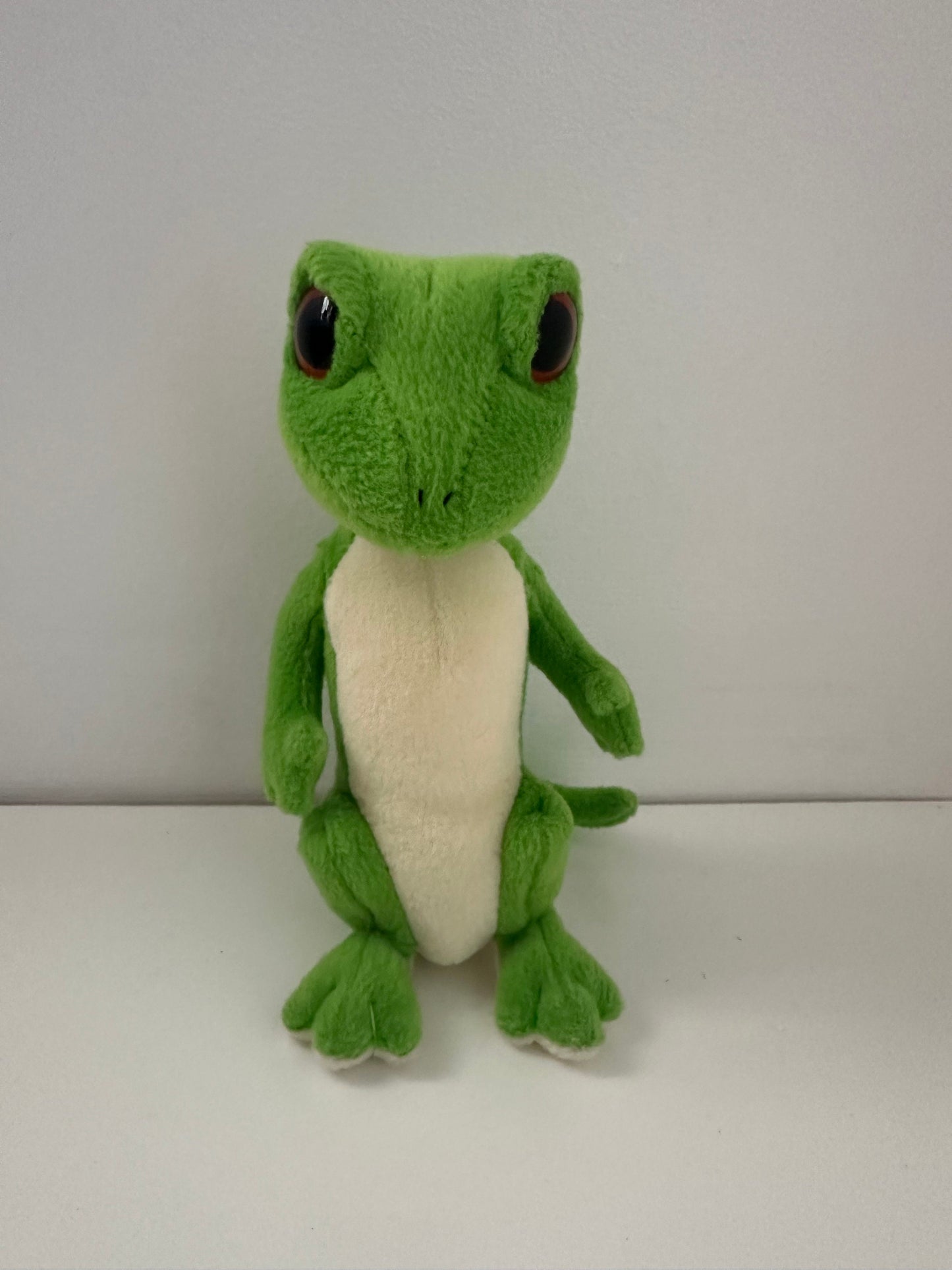 Ty Beanie Baby “Gus” the Gecko - Red Eyed Version, No Hang Tag! *Rare* (7 inch)