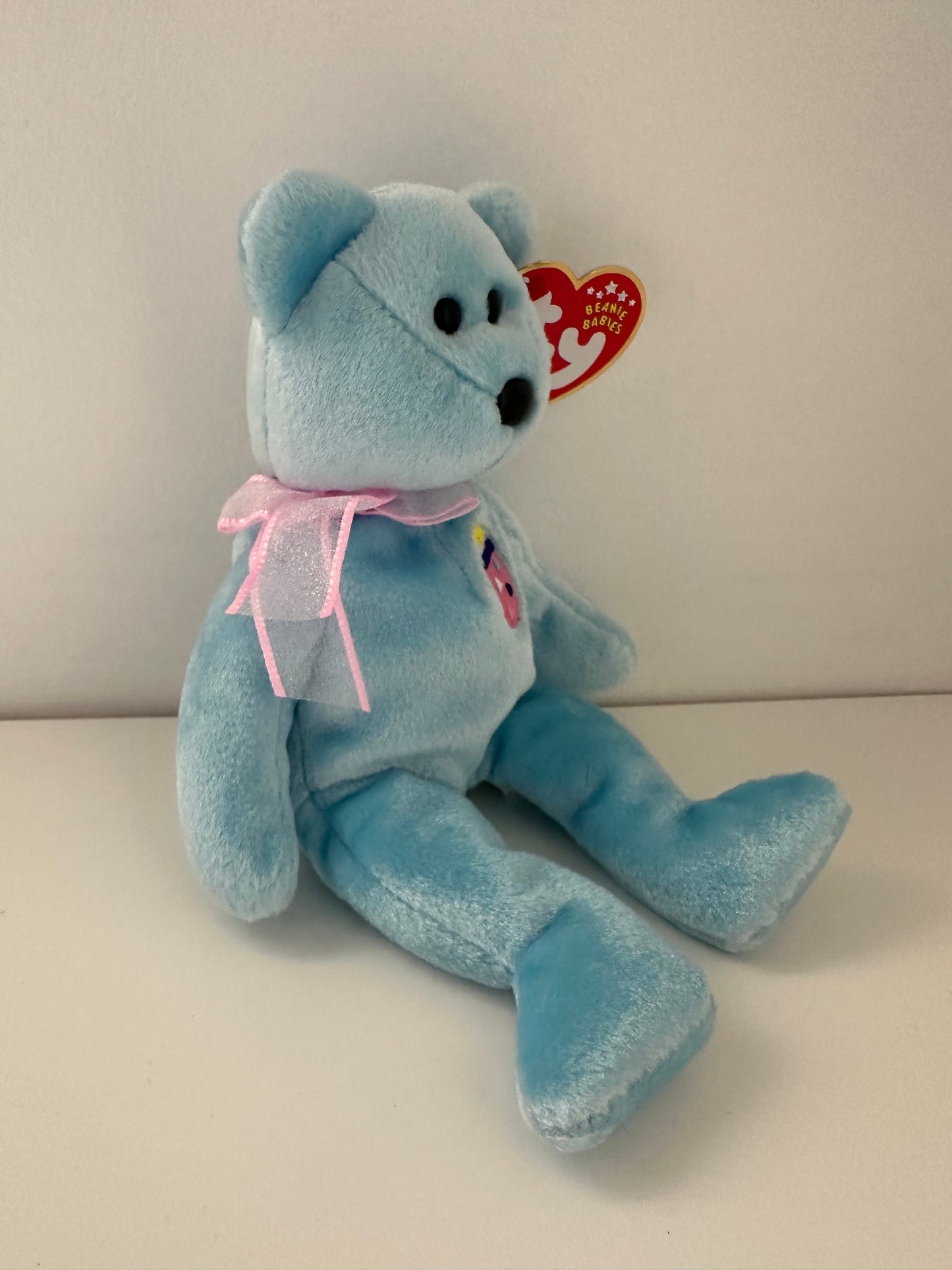 Ty Beanie Baby “Eggs II” the Blue Easter Bear (8.5 inch)