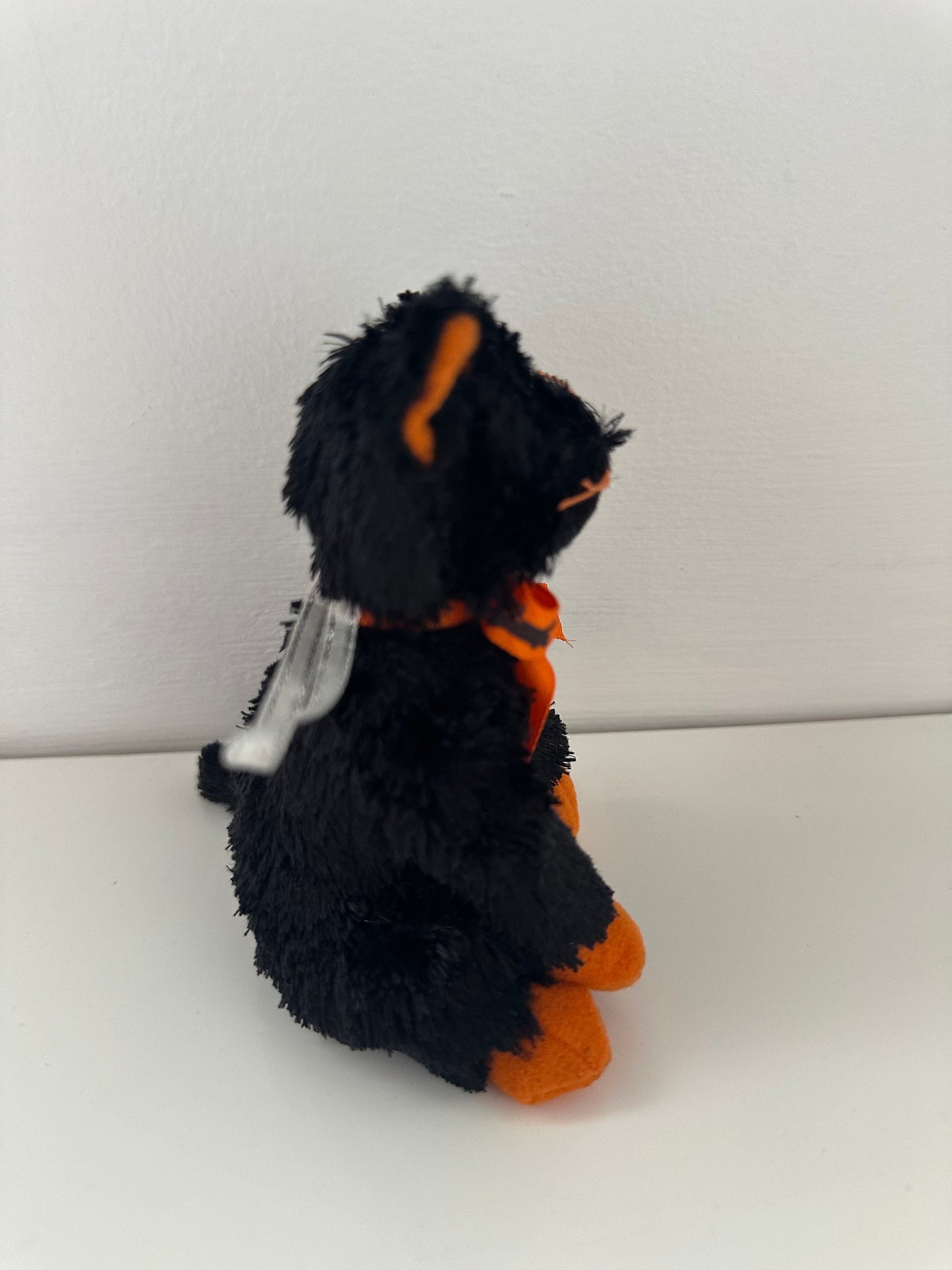 Ty Halloweenie Beanie “Fraidy” the Black Cat - Teenie Beanie! (3 inch)
