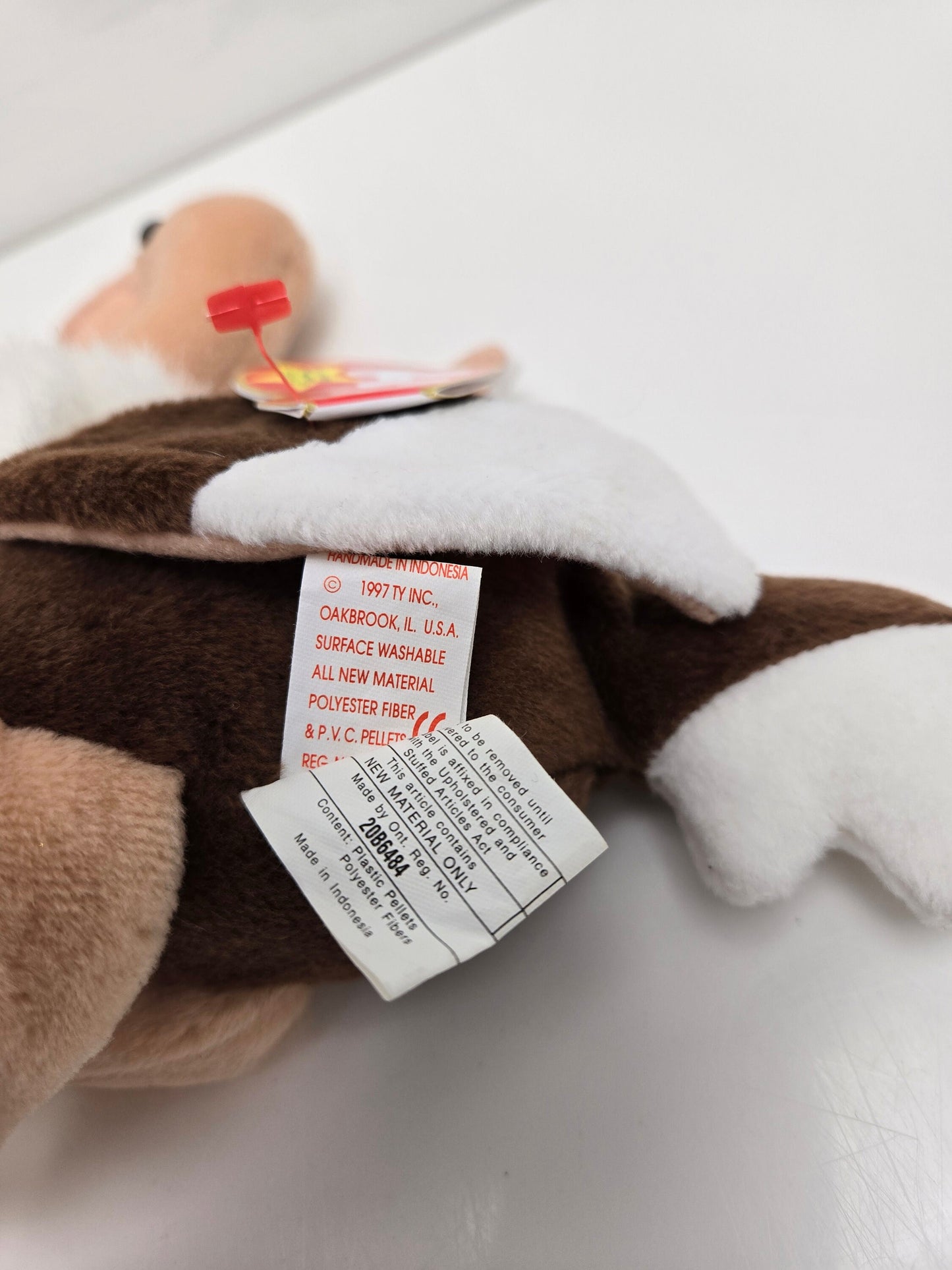 Ty Beanie Baby “Stretch” the Ostrich Handmade in Indonesia with Canadian Tush Tag! (9 inch)