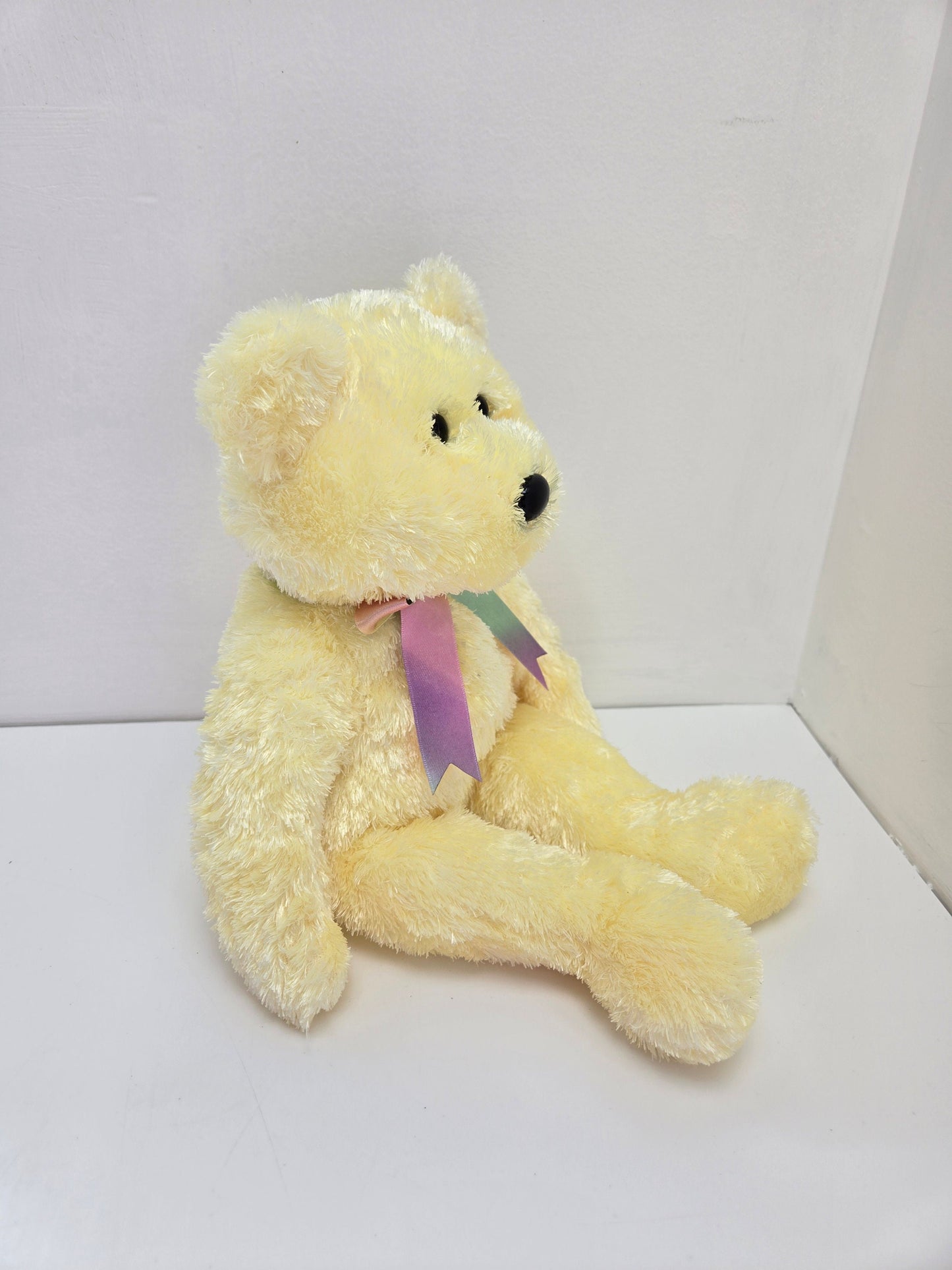 Ty Beanie Buddy “Sherbet” the Bear Yellow Version! (13.5 inch)