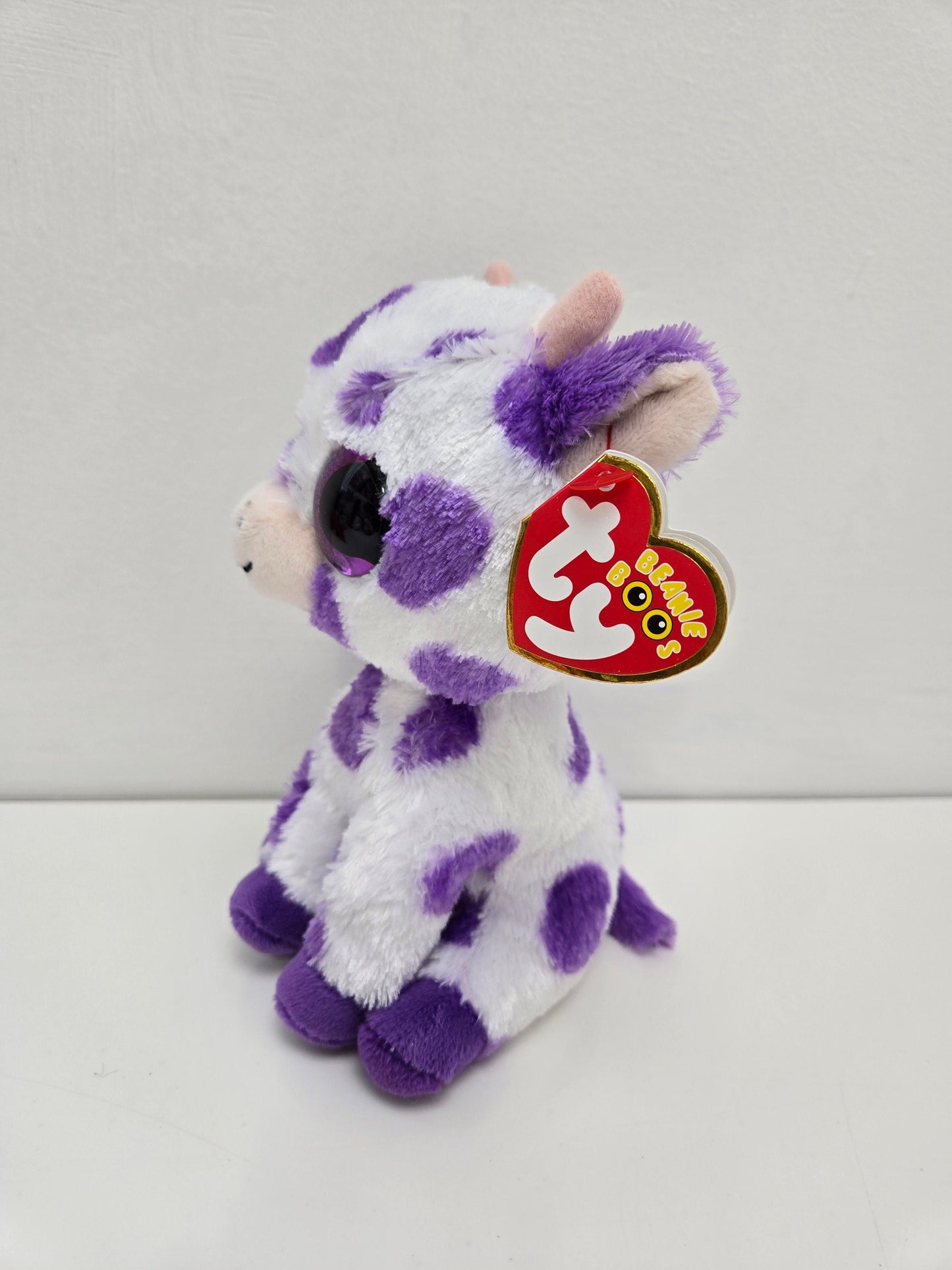 Ty Beanie Boo “Ethel” the Purple Cow (6 inch)