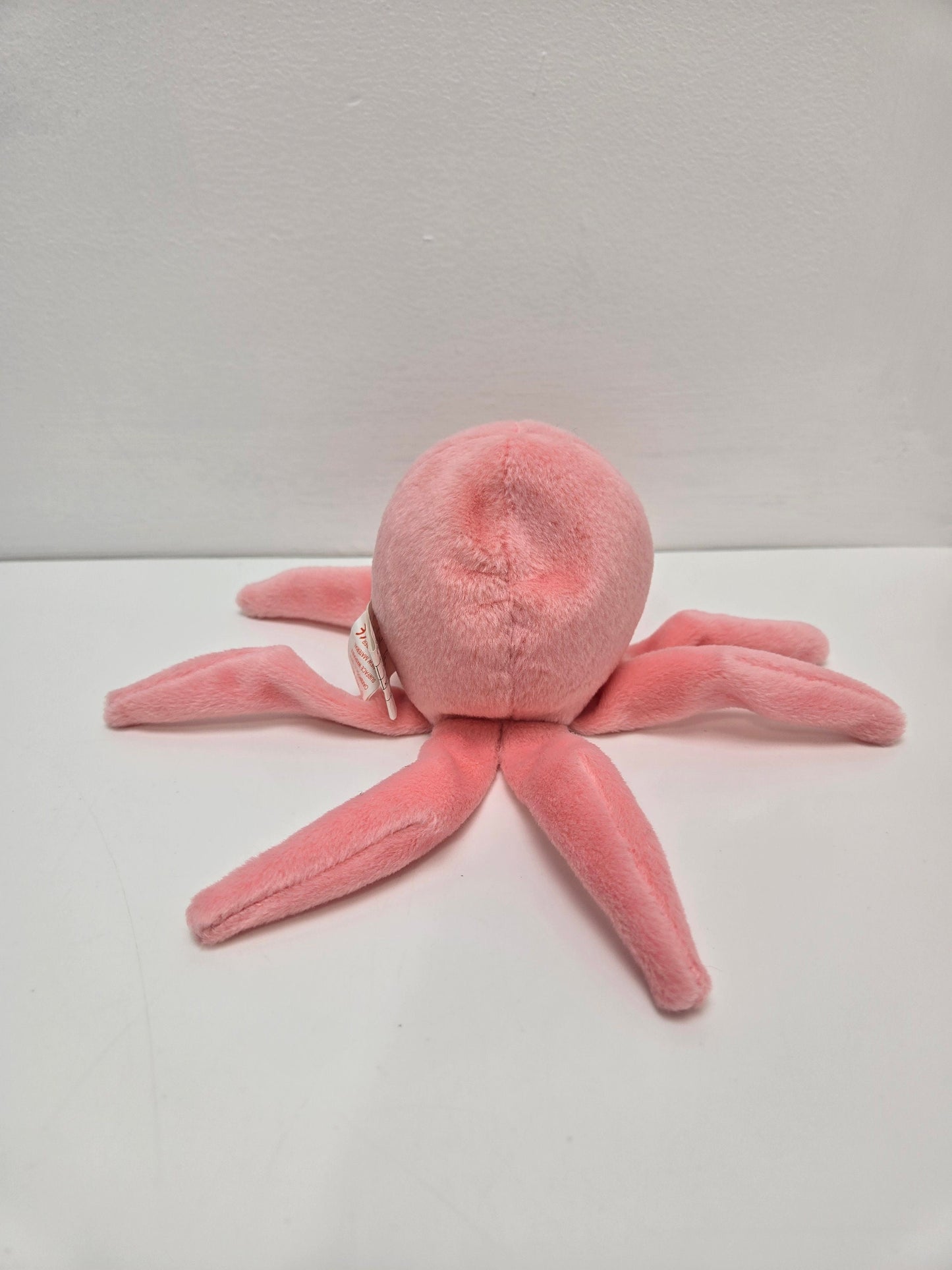Ty Beanie Baby “Inky” the adorable pink smiling octopus (6.5 inch)