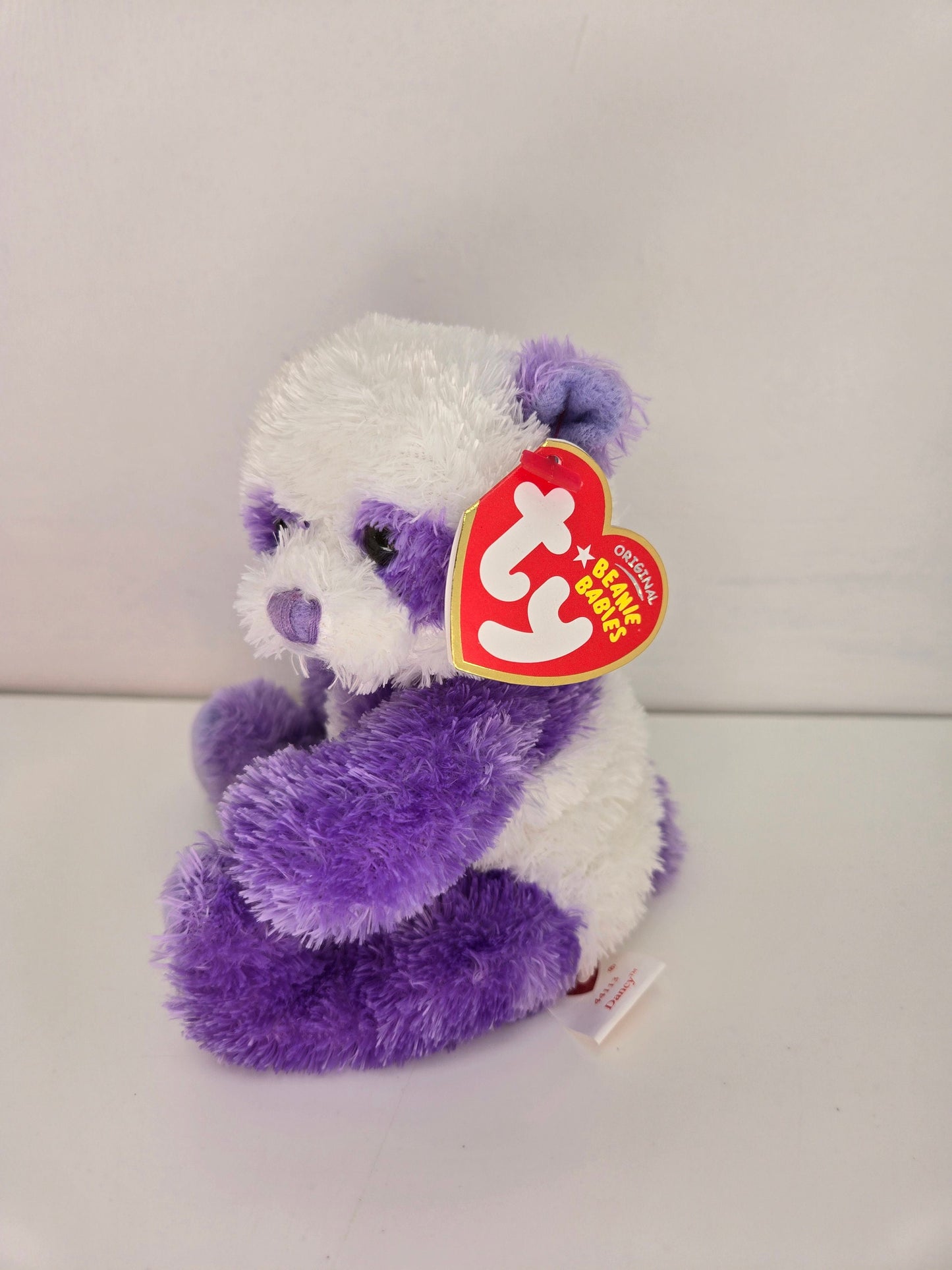 Ty Beanie Baby Dancy the Purple Panda Bear - Internet Exclusive (5 inch)