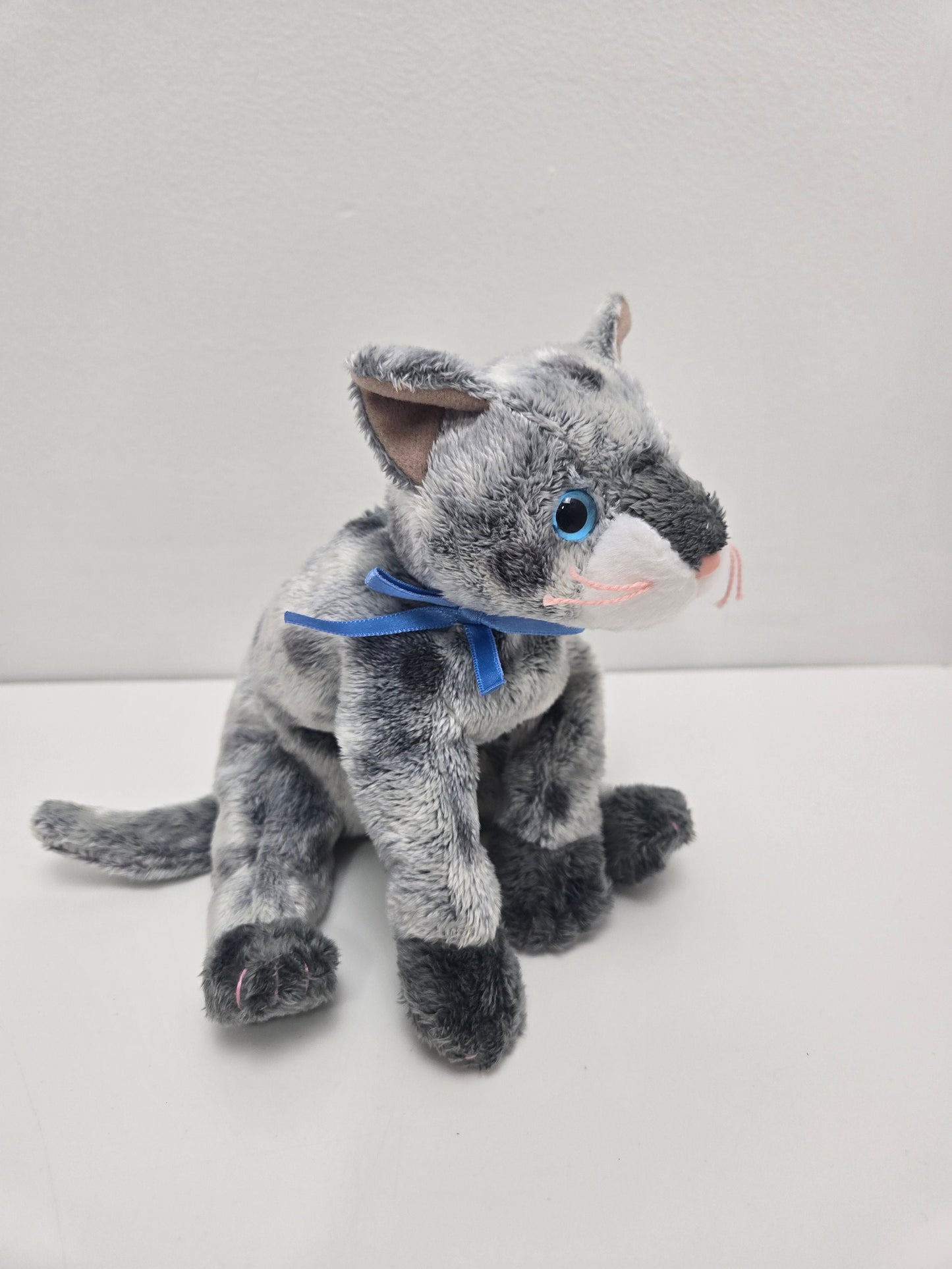 Ty Beanie Baby Cat “Frisco” the Grey Tabby Cat! *Rare* (7 inch)