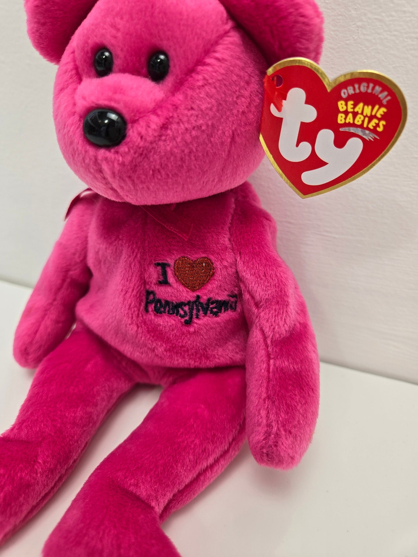Ty Beanie Baby “Pennsylvania” the I Love Pennsylvania Bear - State Exclusive (8.5 inch)