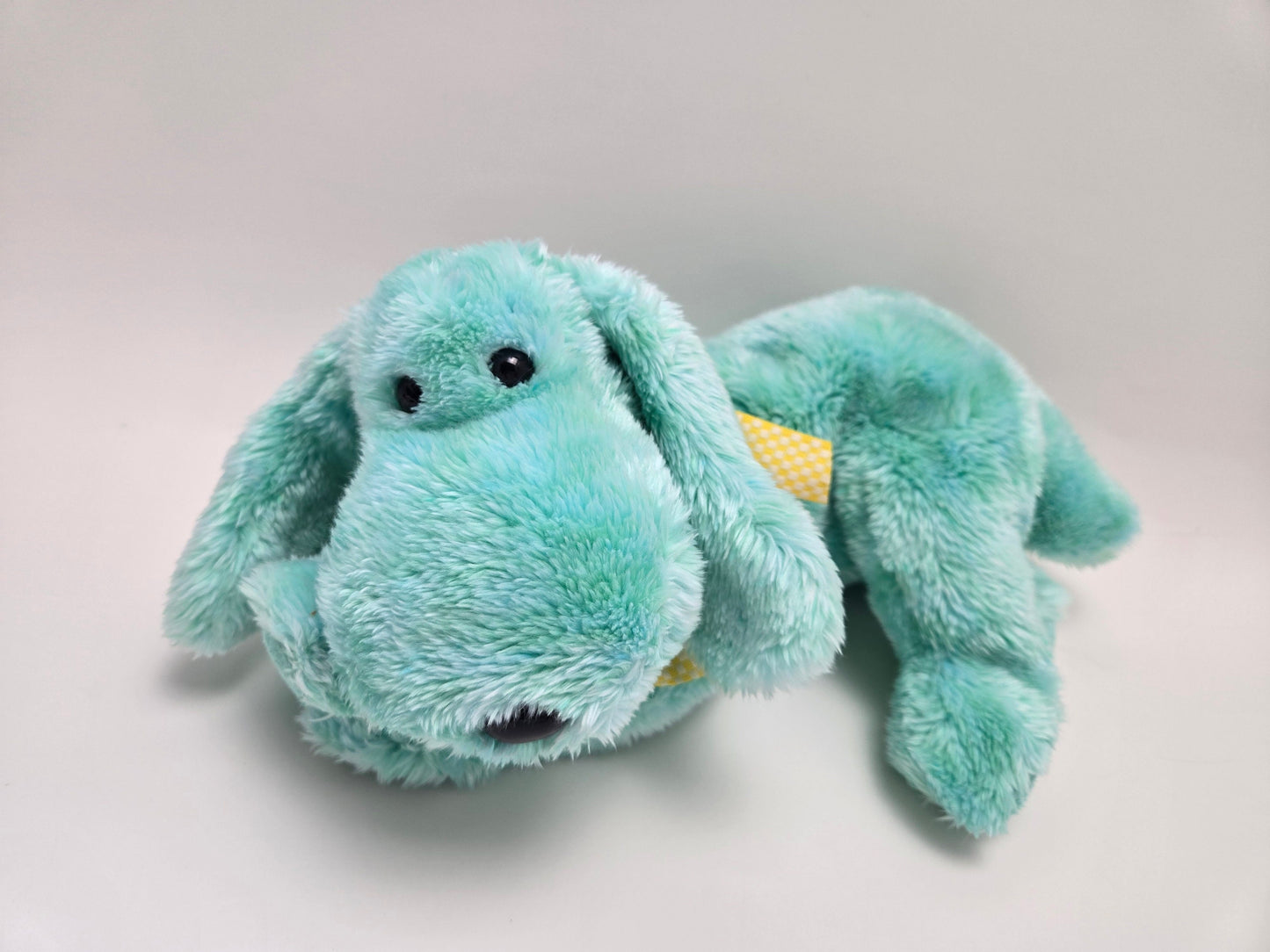 TY Beanie Buddy “Diddley” the Teal Dog Plush (12.5 inch)