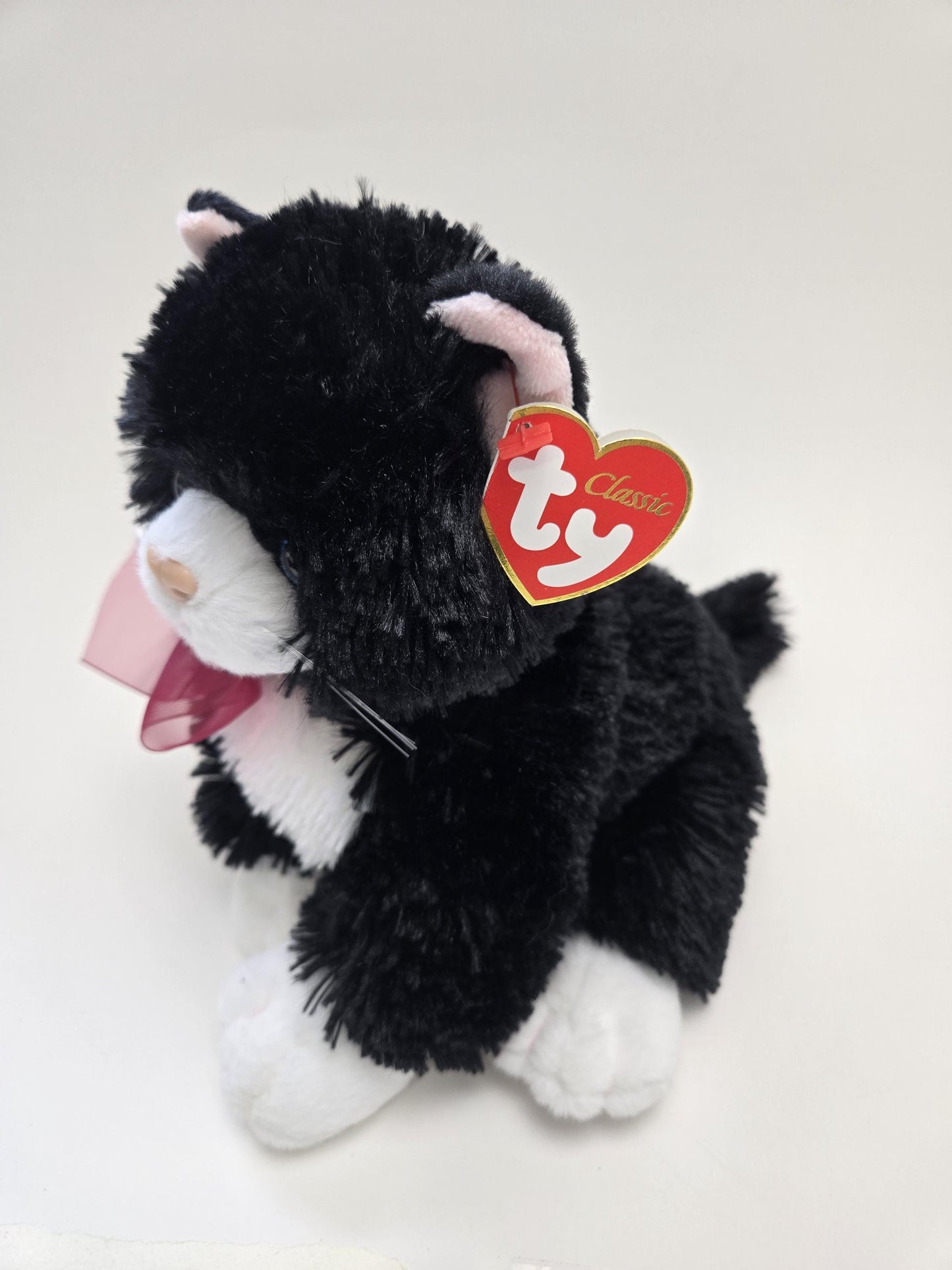 Ty Classics Collection “Lexie” the Black and White Tuxedo Cat Rare* (11 inch)