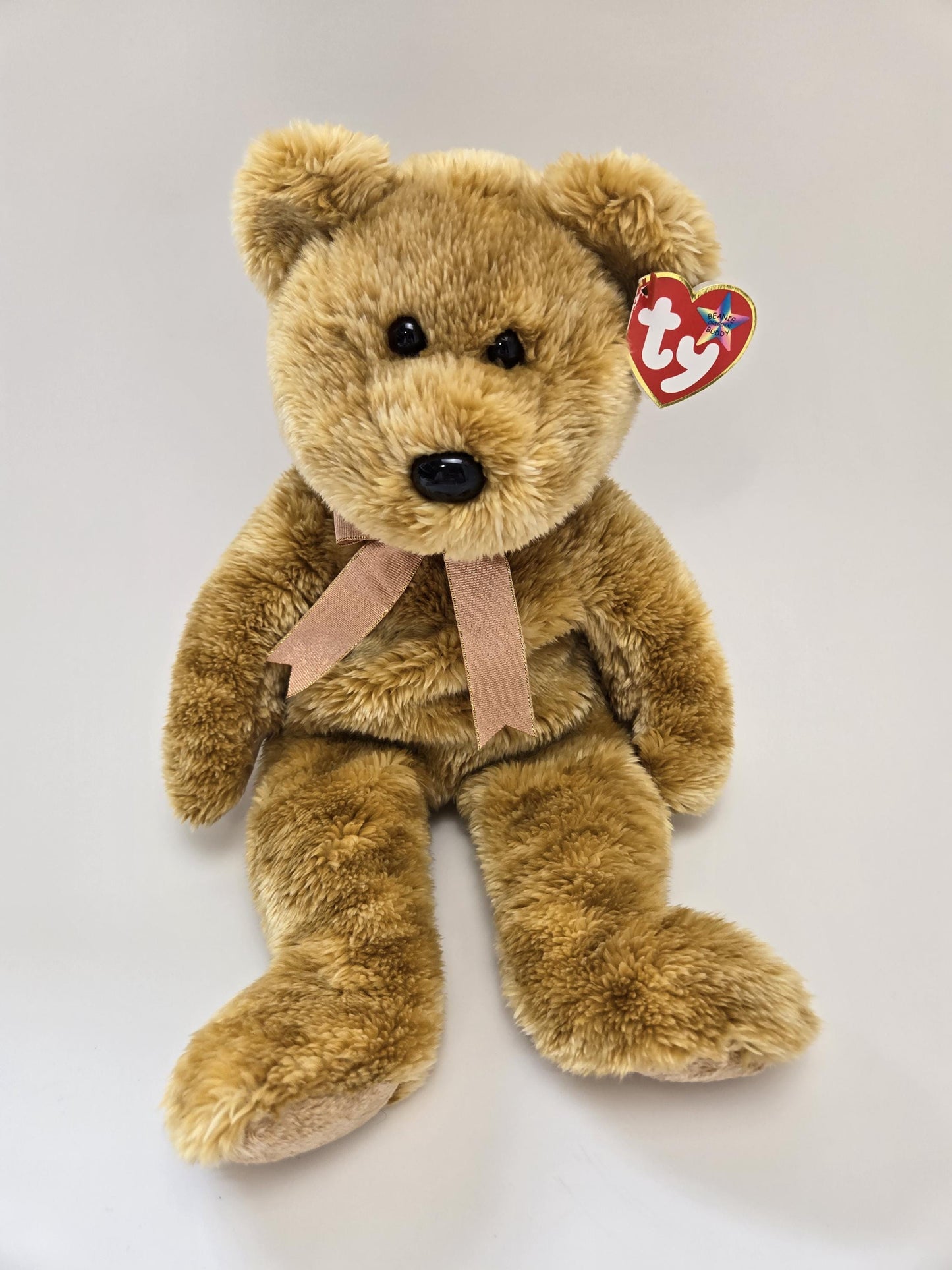 Ty Beanie Buddy “Cashew” the Bear (15 inch)