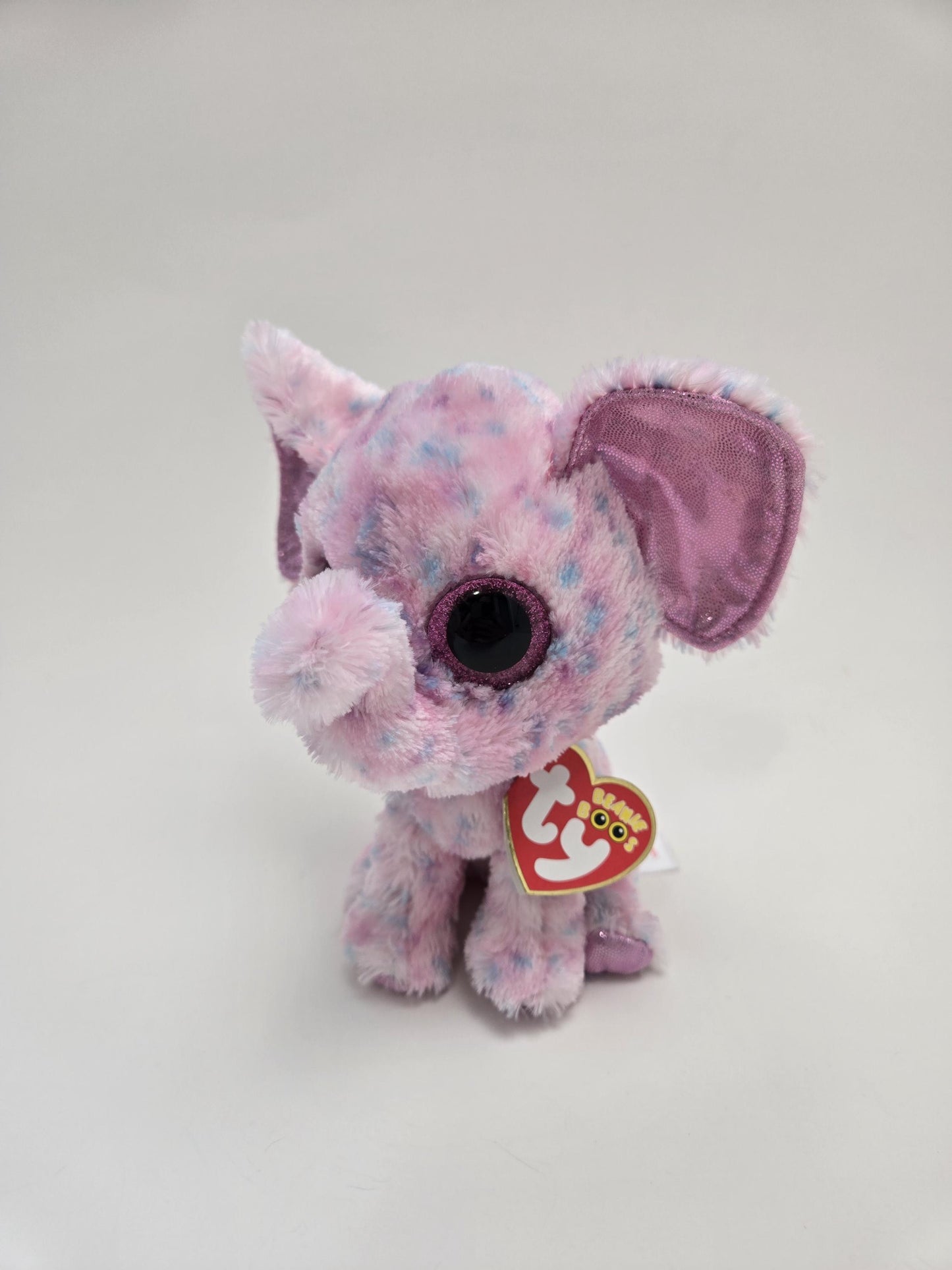 TY Beanie Boo “Ellie” the Adorable Pink Elephant - No Hang Tag (Larger 9 inch)