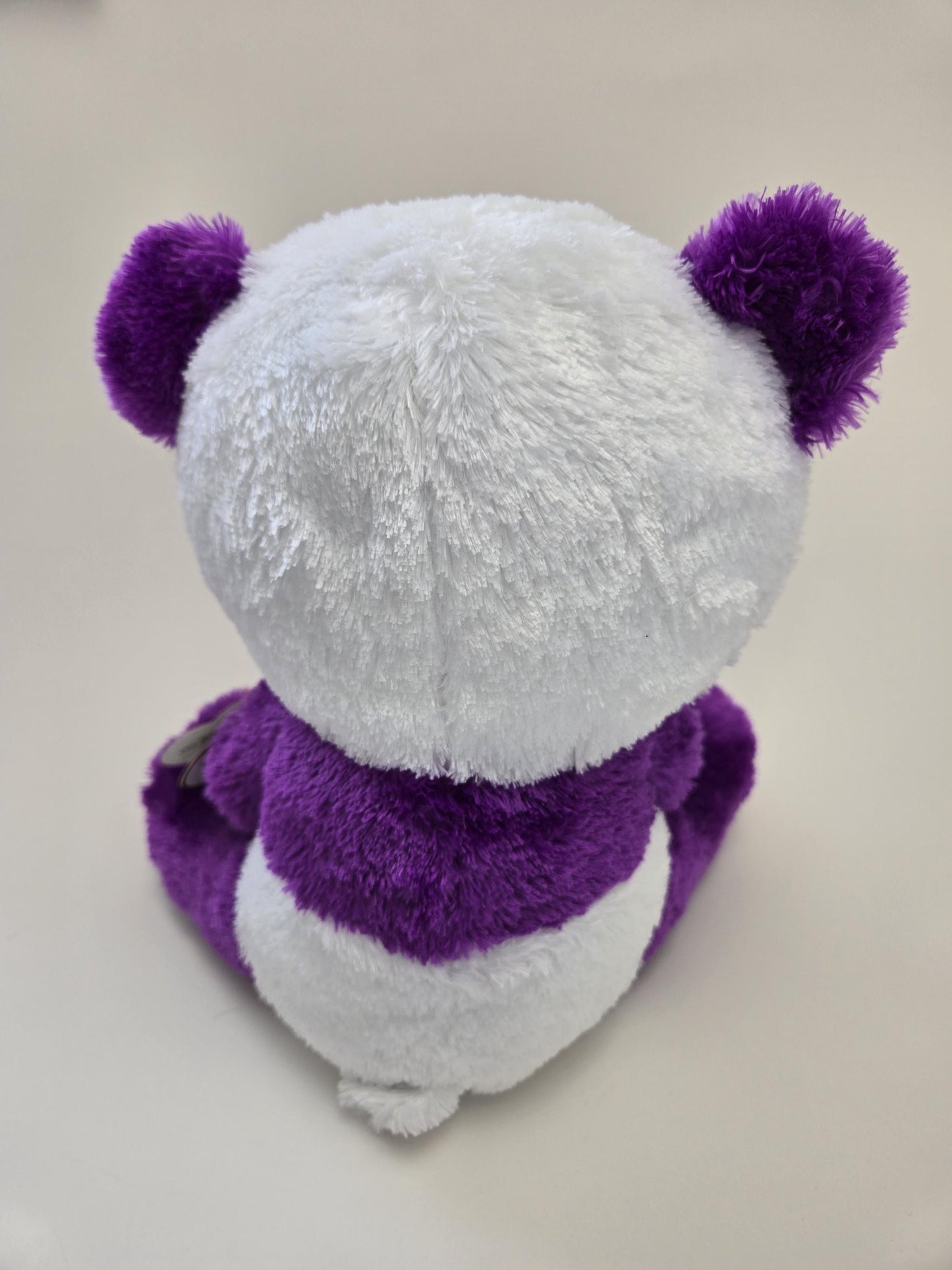 TY Beanie Boo “Boom Boom” the Purple Panda (Larger 9 inch)