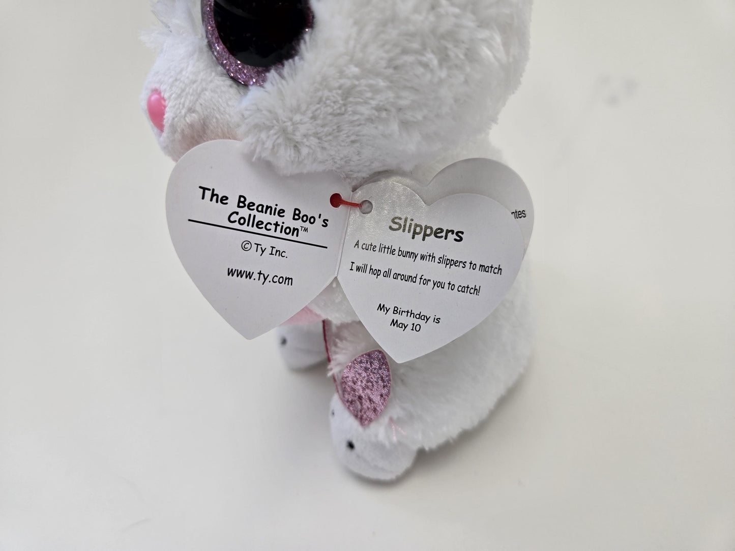 Ty Beanie Boo “Slippers” the Bunny (6 inch)
