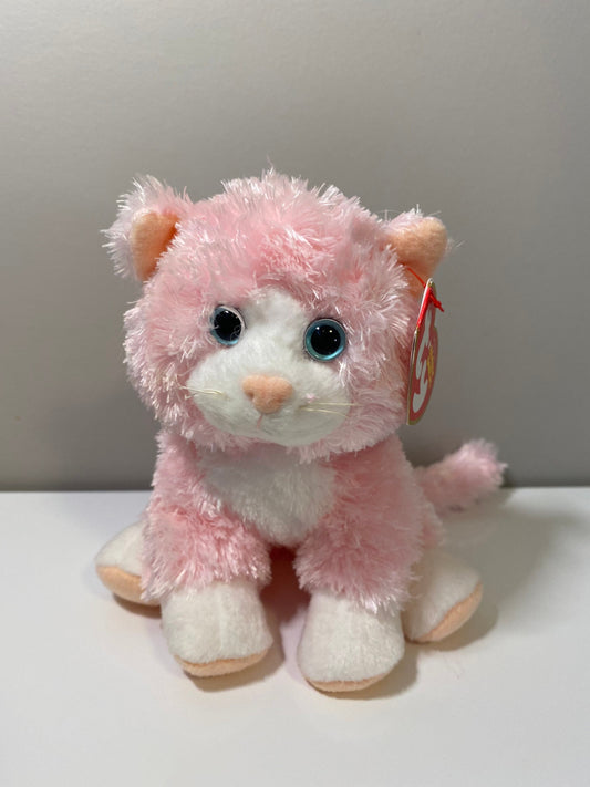 Ty Beanie Baby “Curtsy” the Pink and White Cat  *Rare* (5.5 inch)