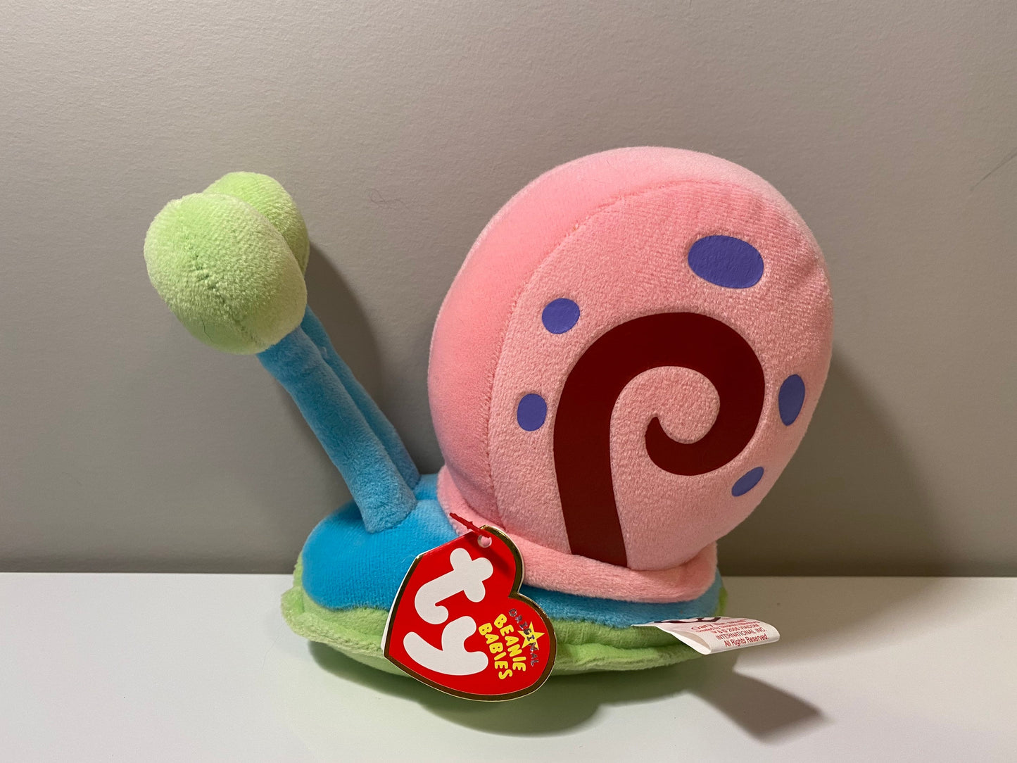 Ty Beanie Baby “Gary” the Snail from SpongeBob SquarePants - Extremely rare (8 inch)