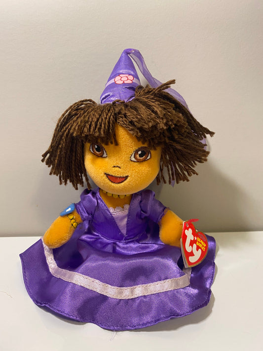 Ty Beanie Baby “Dora” the Dora the Explorer Doll  - Princess Fairytale Adventure Edition (8 inch)