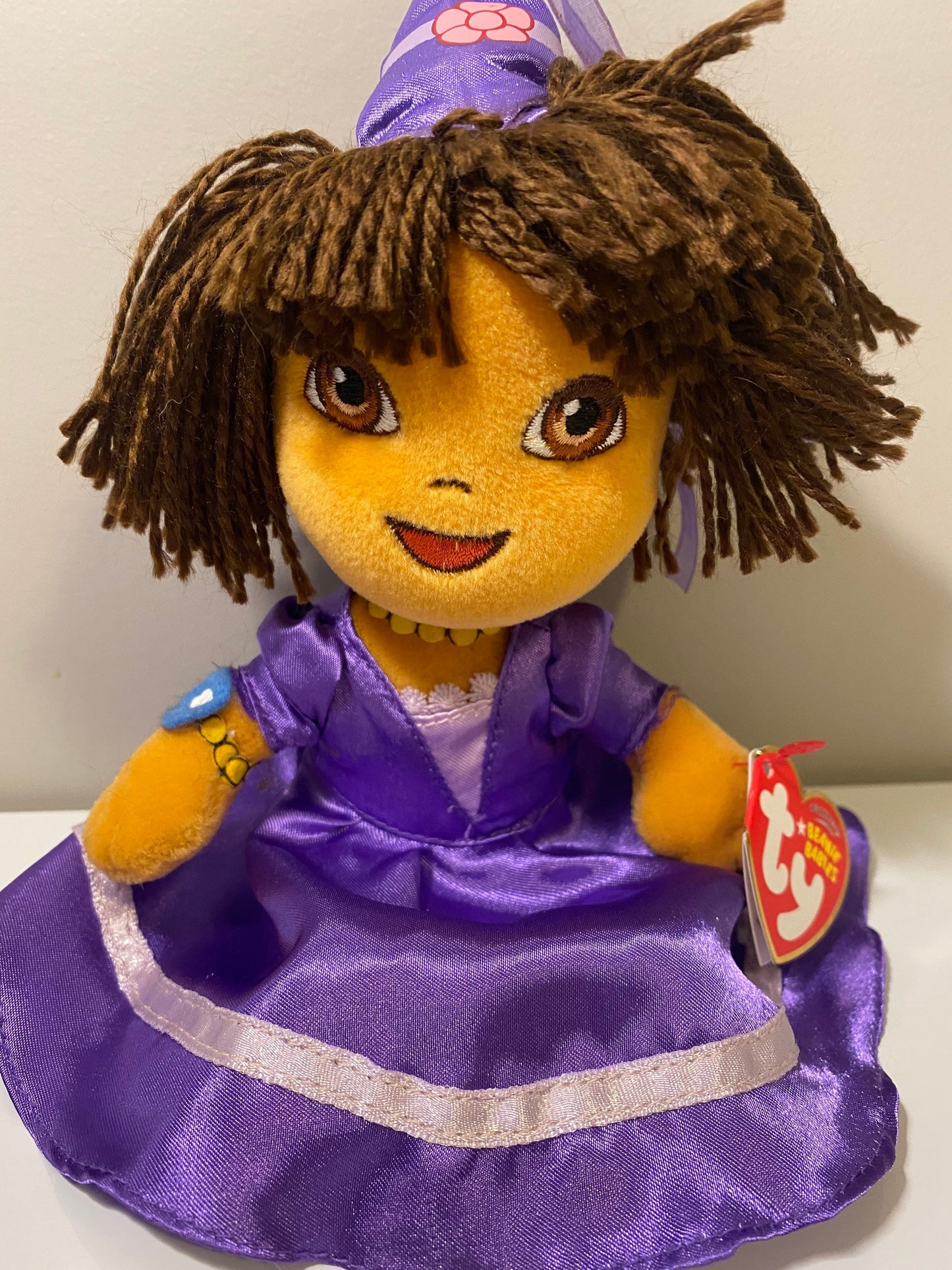 Ty Beanie Baby “Dora” the Dora the Explorer Doll  - Princess Fairytale Adventure Edition (8 inch)