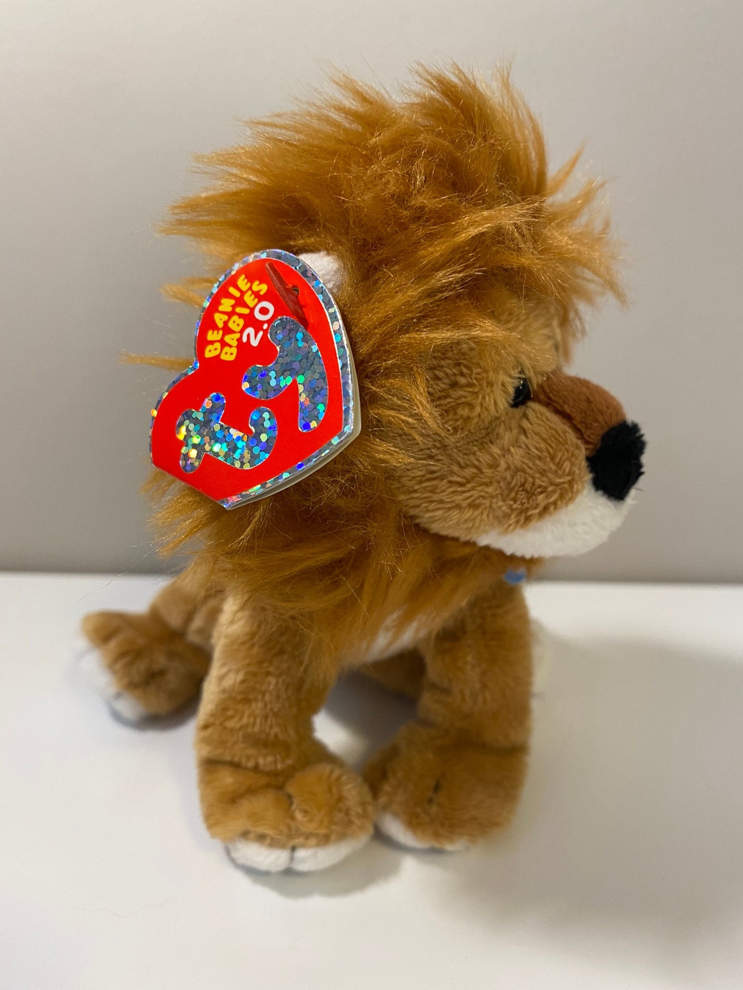 Ty Beanie Baby 2.0  “Midas” the Lion ! *Rare* (5 inch)