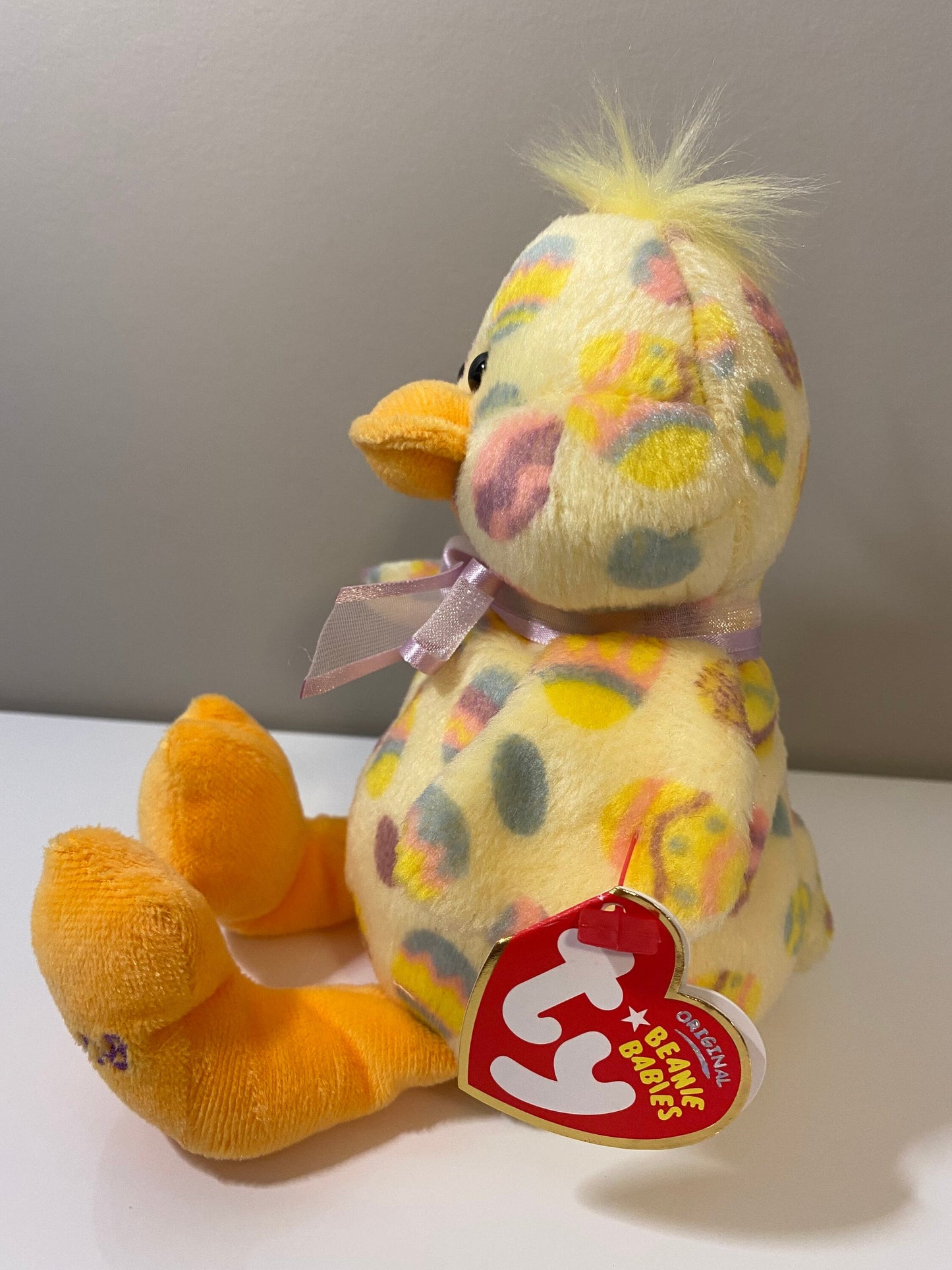 Ty Beanie Baby “Quackington” the Easter Duck! (6 inch)