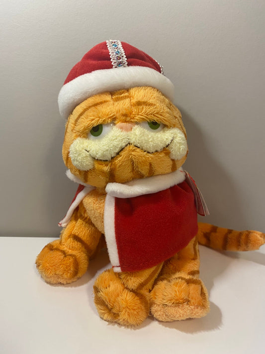 Ty Beanie Baby “His Majesty” - GARFIELD the Cat! (7 inch)