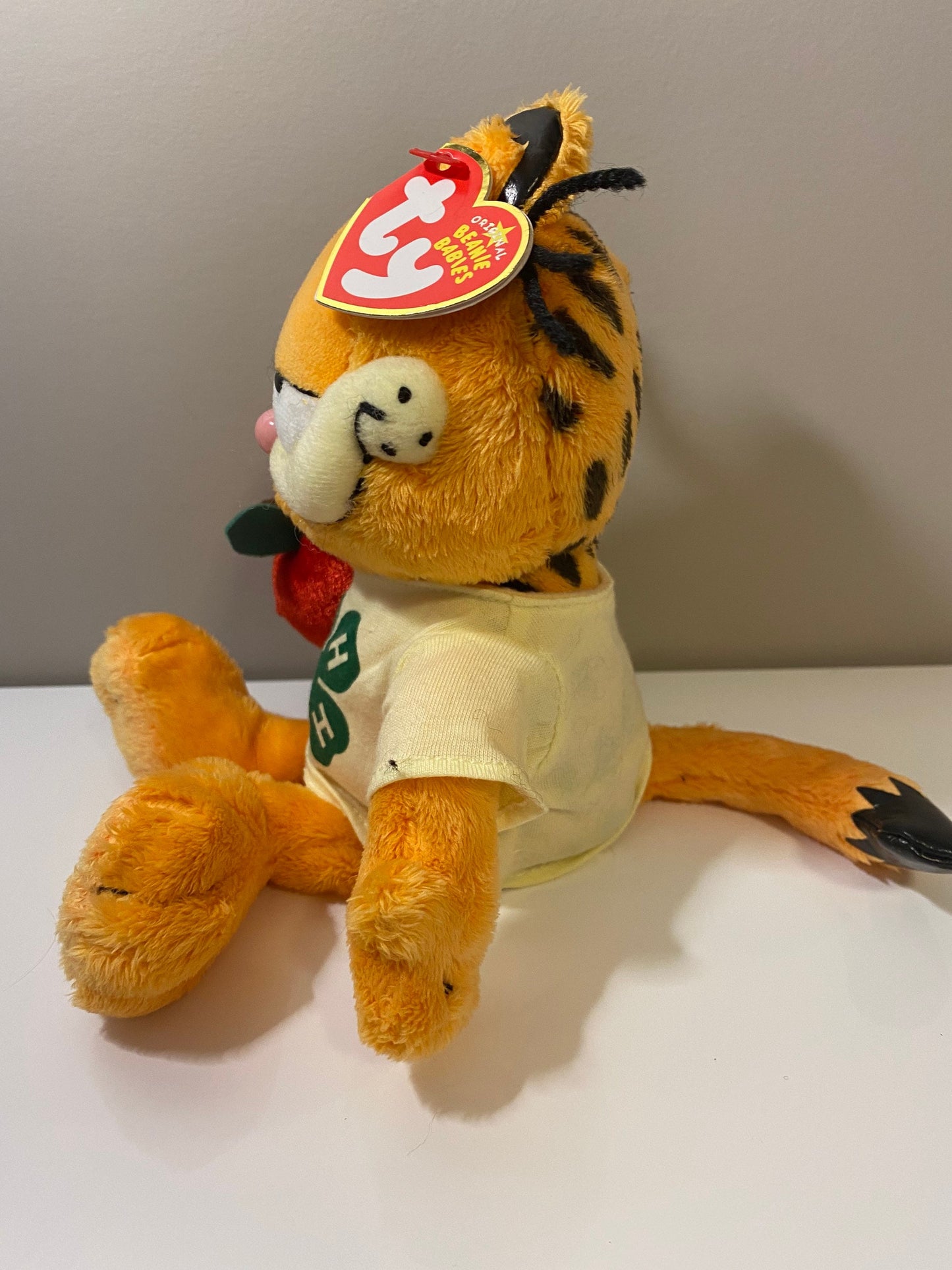 Ty Beanie Baby “Garfield 4H” - Garfield the Cat - 4H Exclusive! (8 inch)