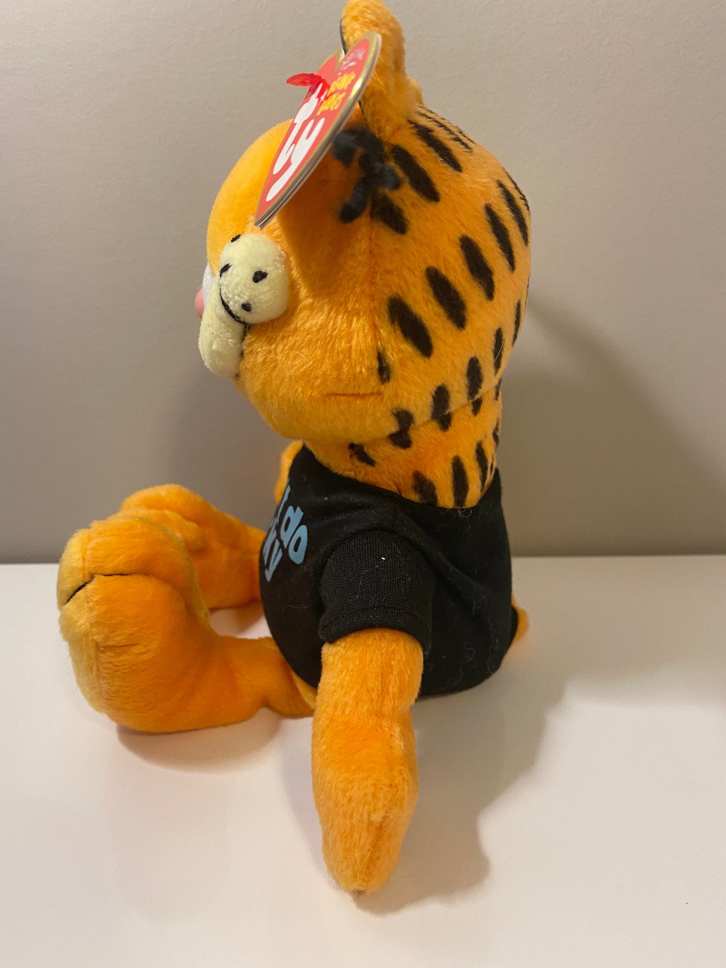 Ty Beanie Baby Garfield the Cat - I don’t do perky! (9 inch)